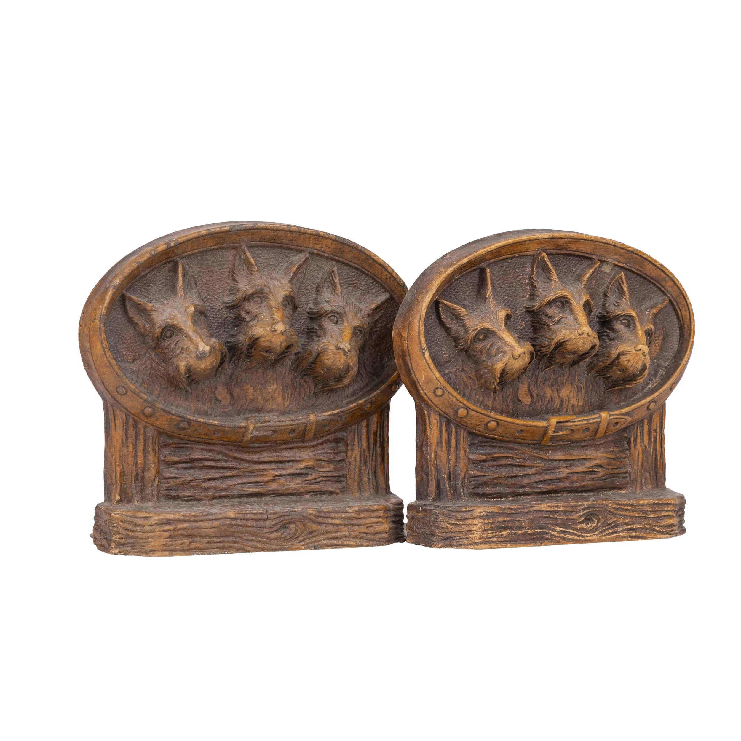 Syroco Scottish Terrier Wood Bookends