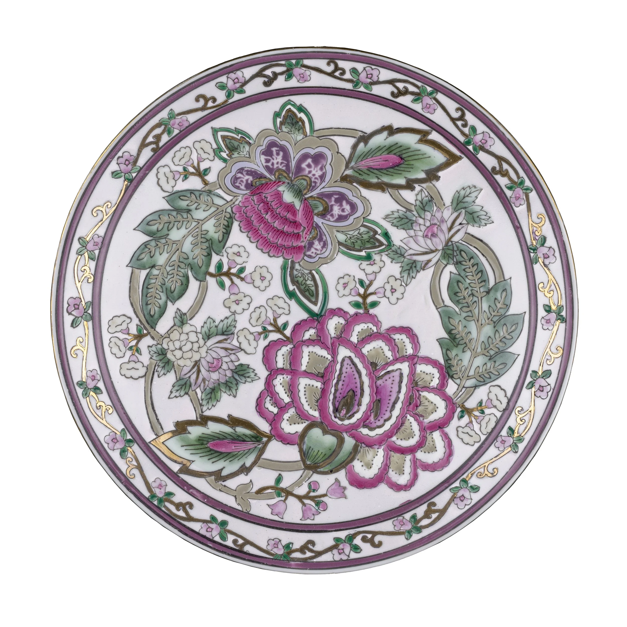 Classic Traditions Pink Flower Plate - JCPenney