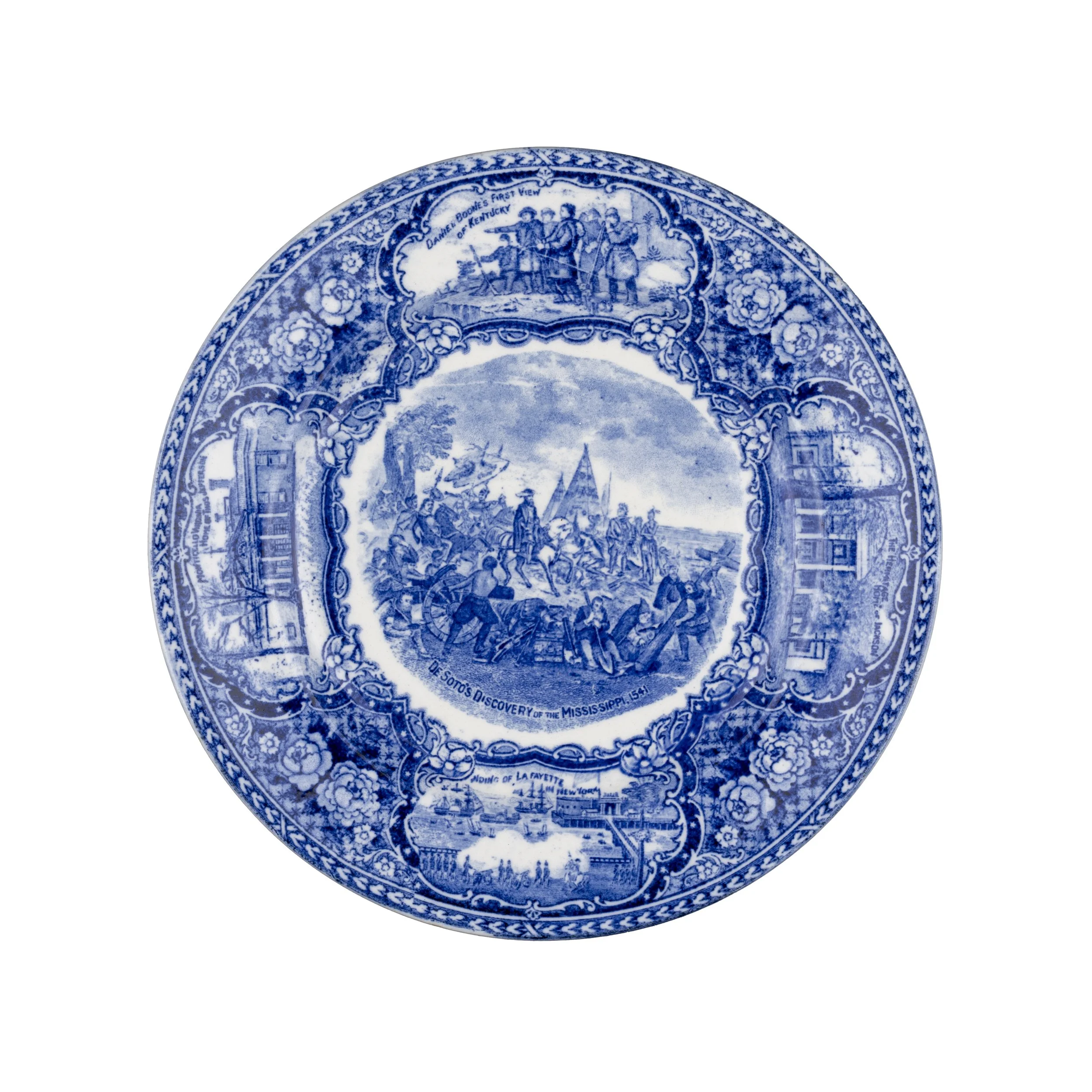De Soto's Discovery of the Mississippi - Ye Olde Historical Pottery