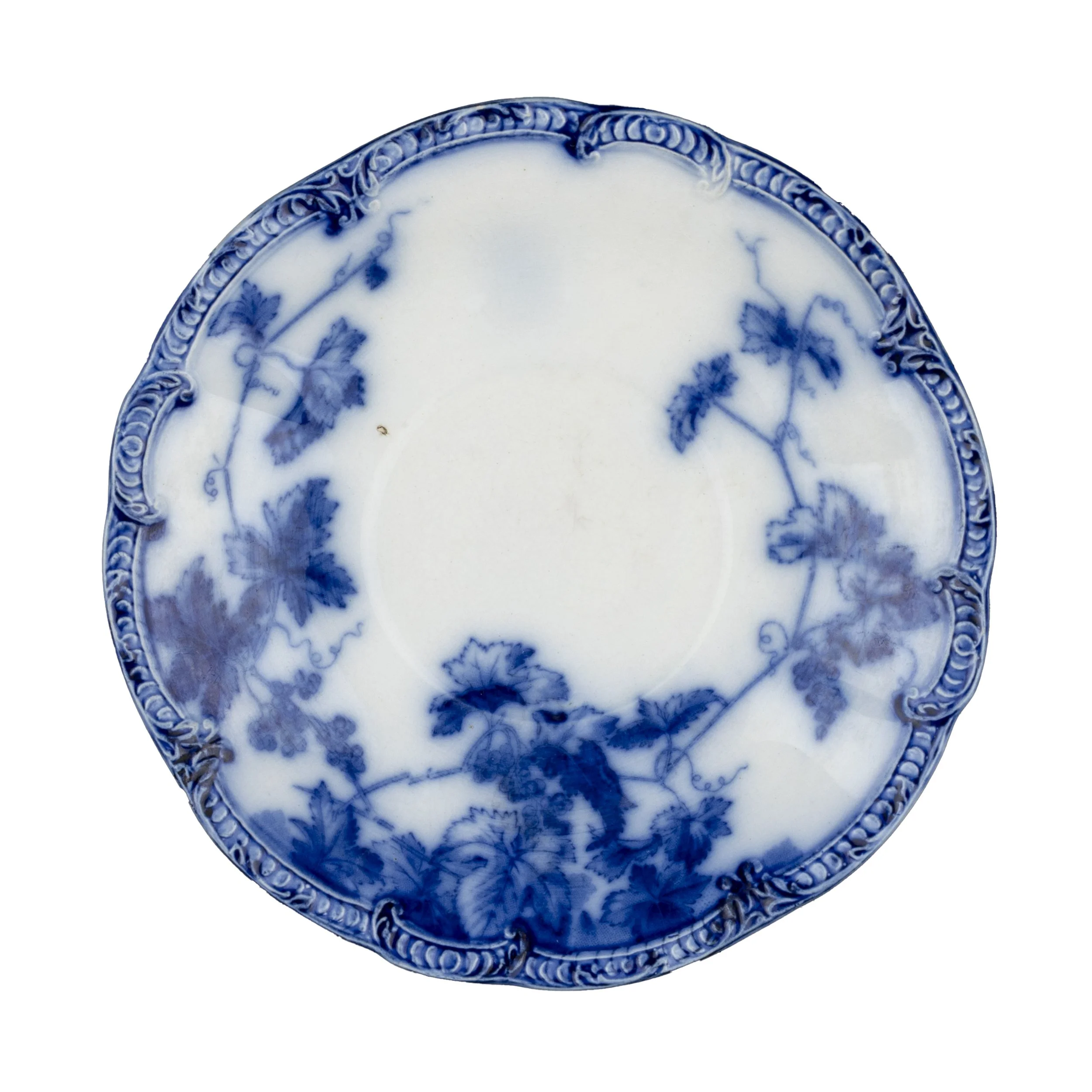 Lonsdale Blue Flower Plate - Ridgway