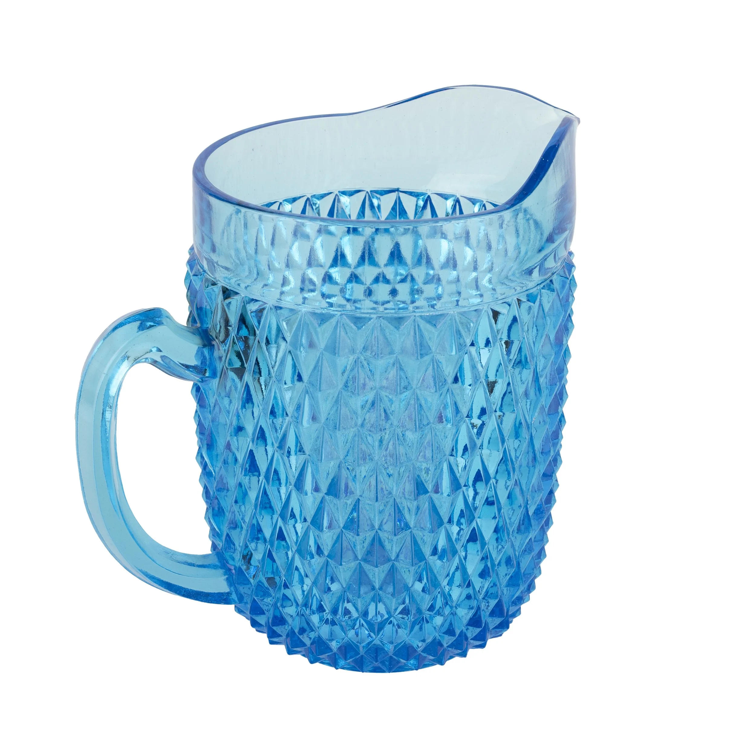 Indiana Glass Diamond Point Pitcher