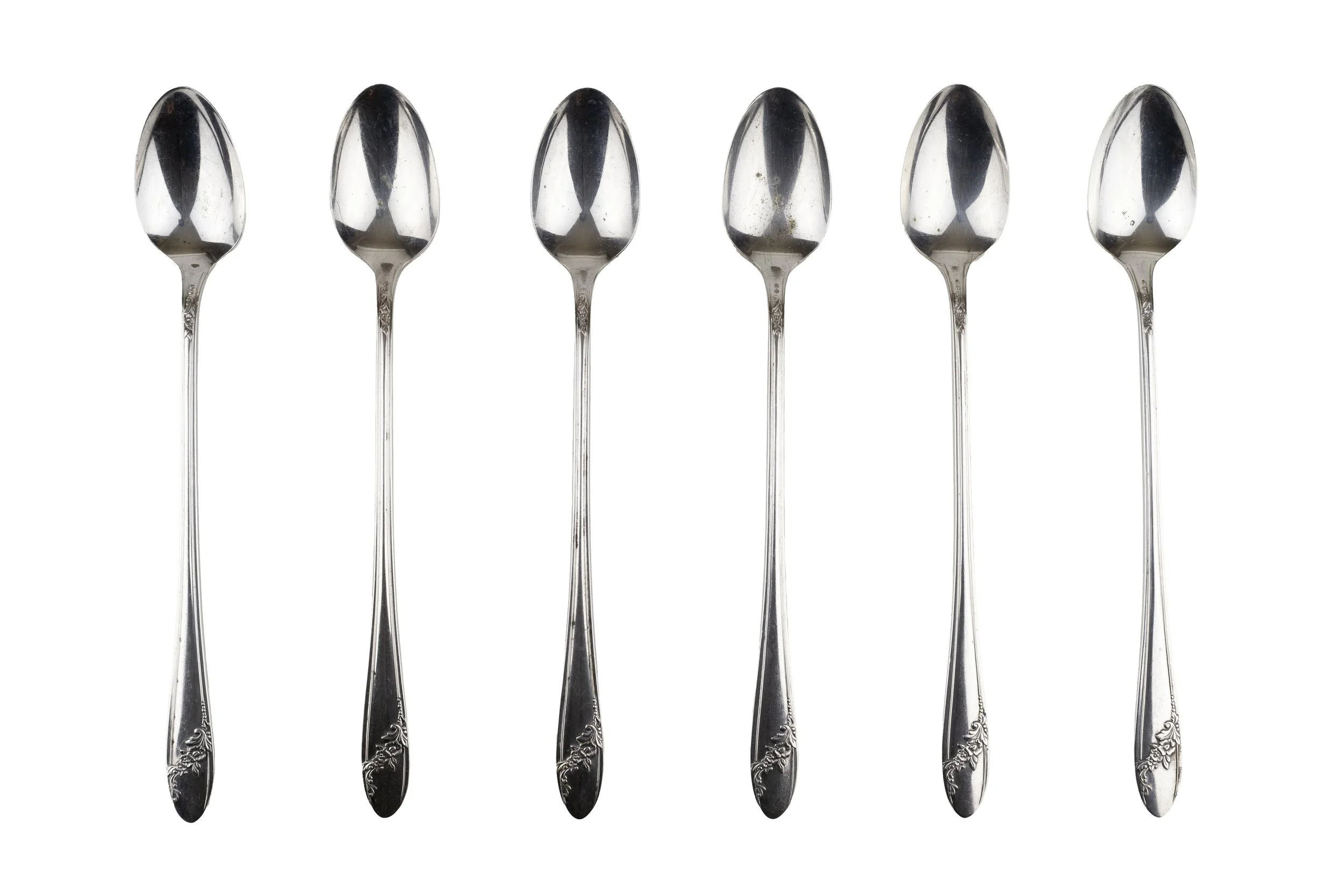 Oneida Community Queen Bess II Silverplate Ice Tea Spoons