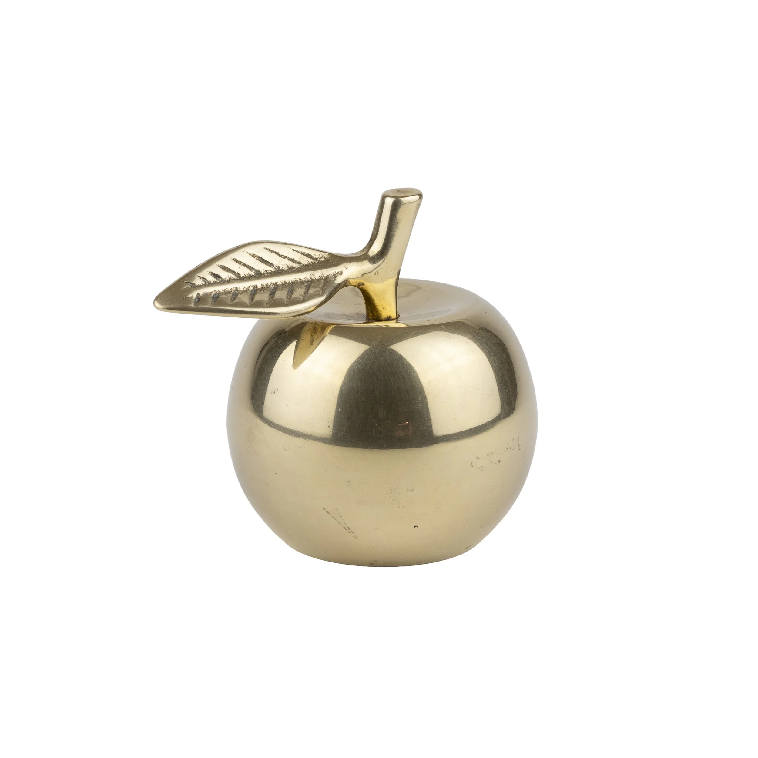 Vintage Apple Shaped Brass Bell
