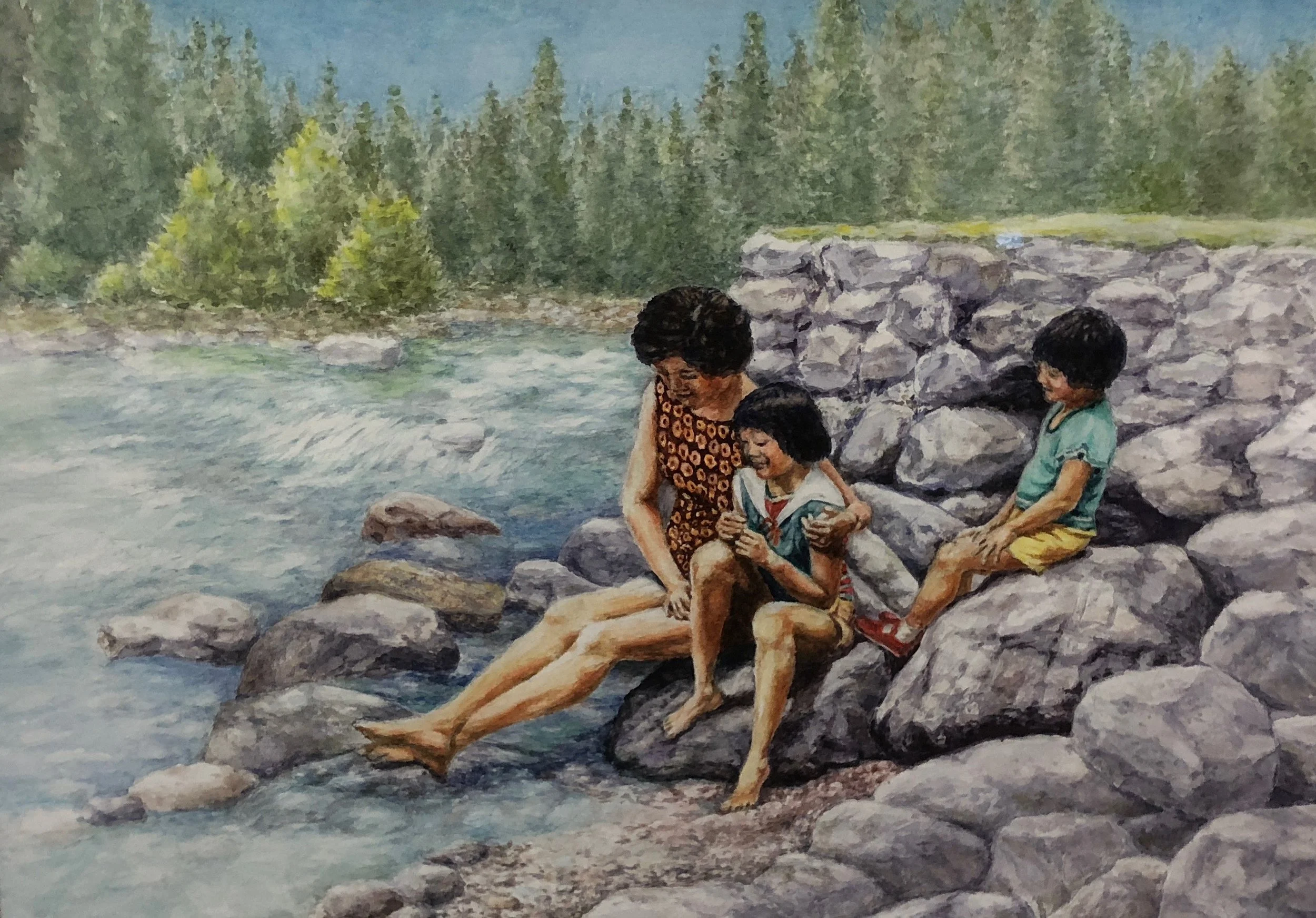 Watercolor- Group Figure