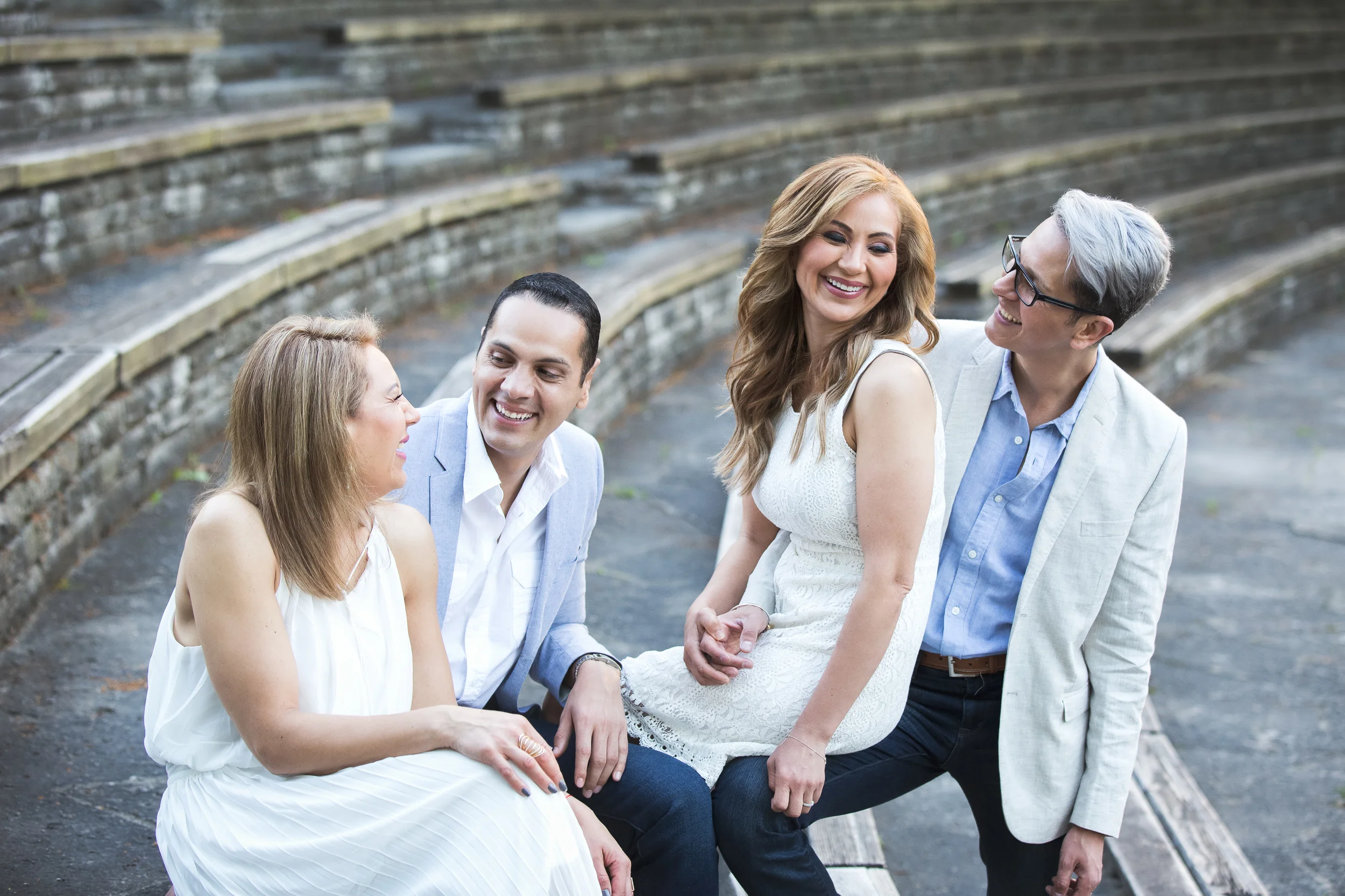 The four siblings pictured together.