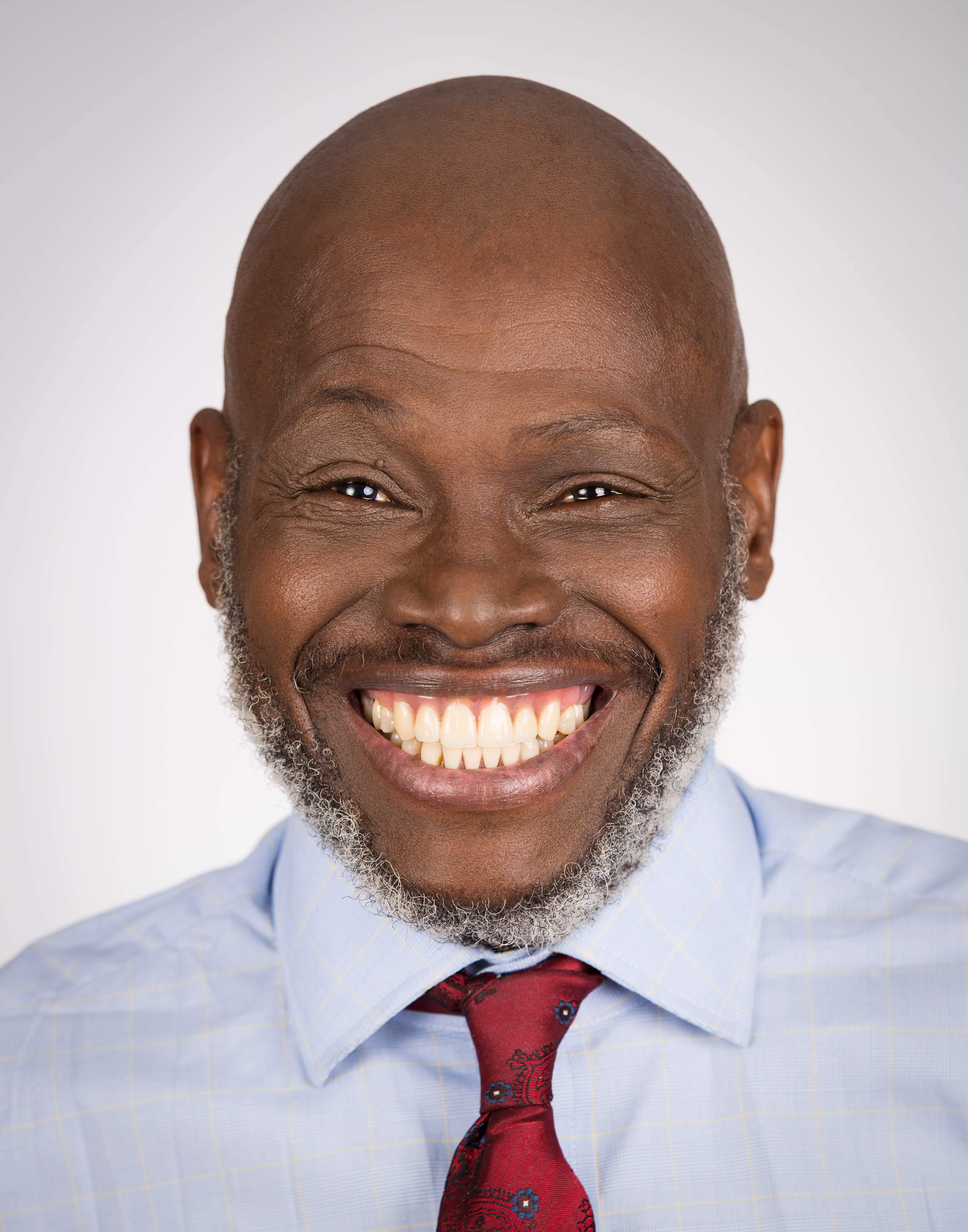 One of my favorite smiles! This portrait was taken for a dental office in Evanston, IL. This happy man is one of their patients and is clearly excited to be showing off his dental work. Makes me excited to go to the dentist!