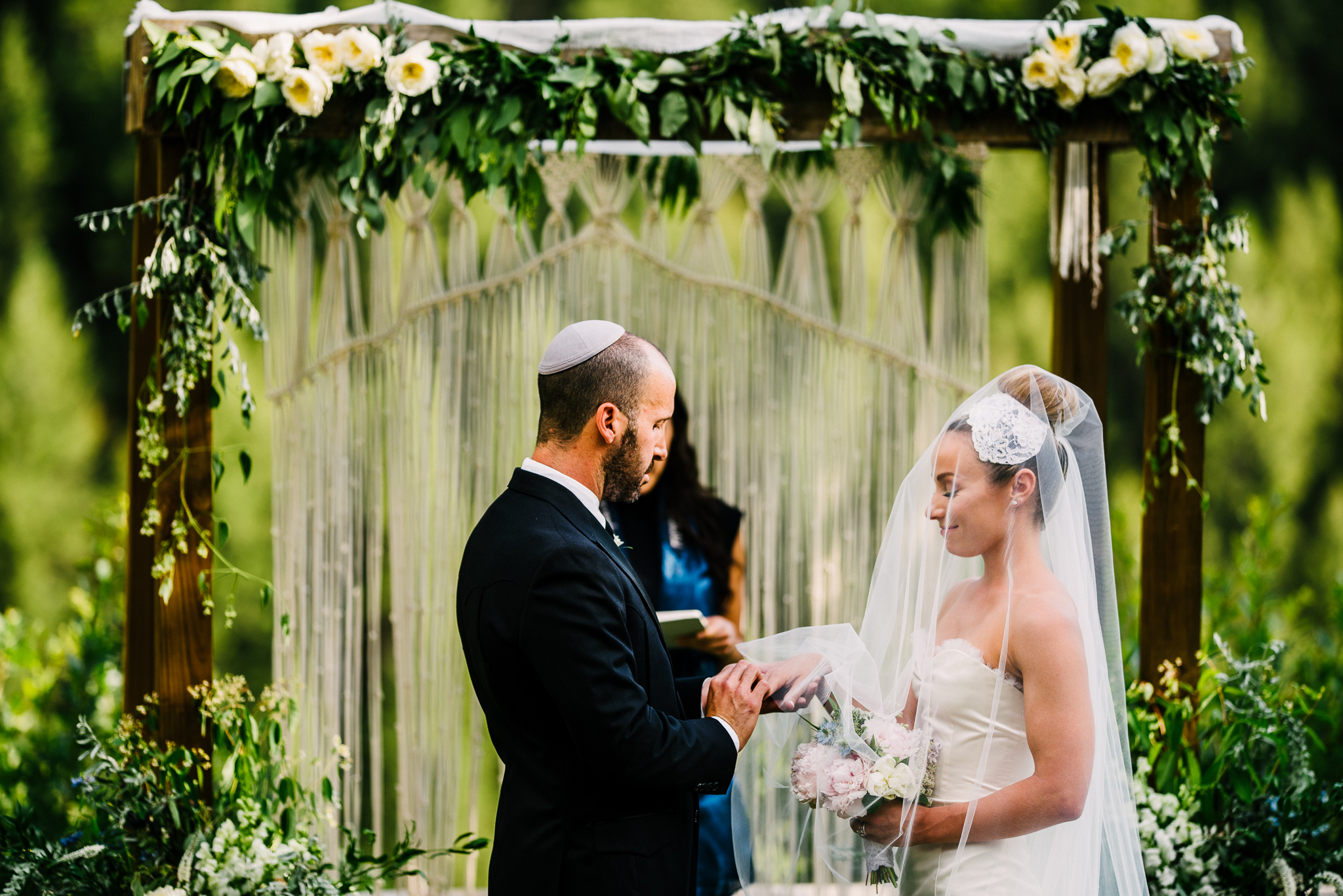 Colorado Wedding Chuppah Floral Decor