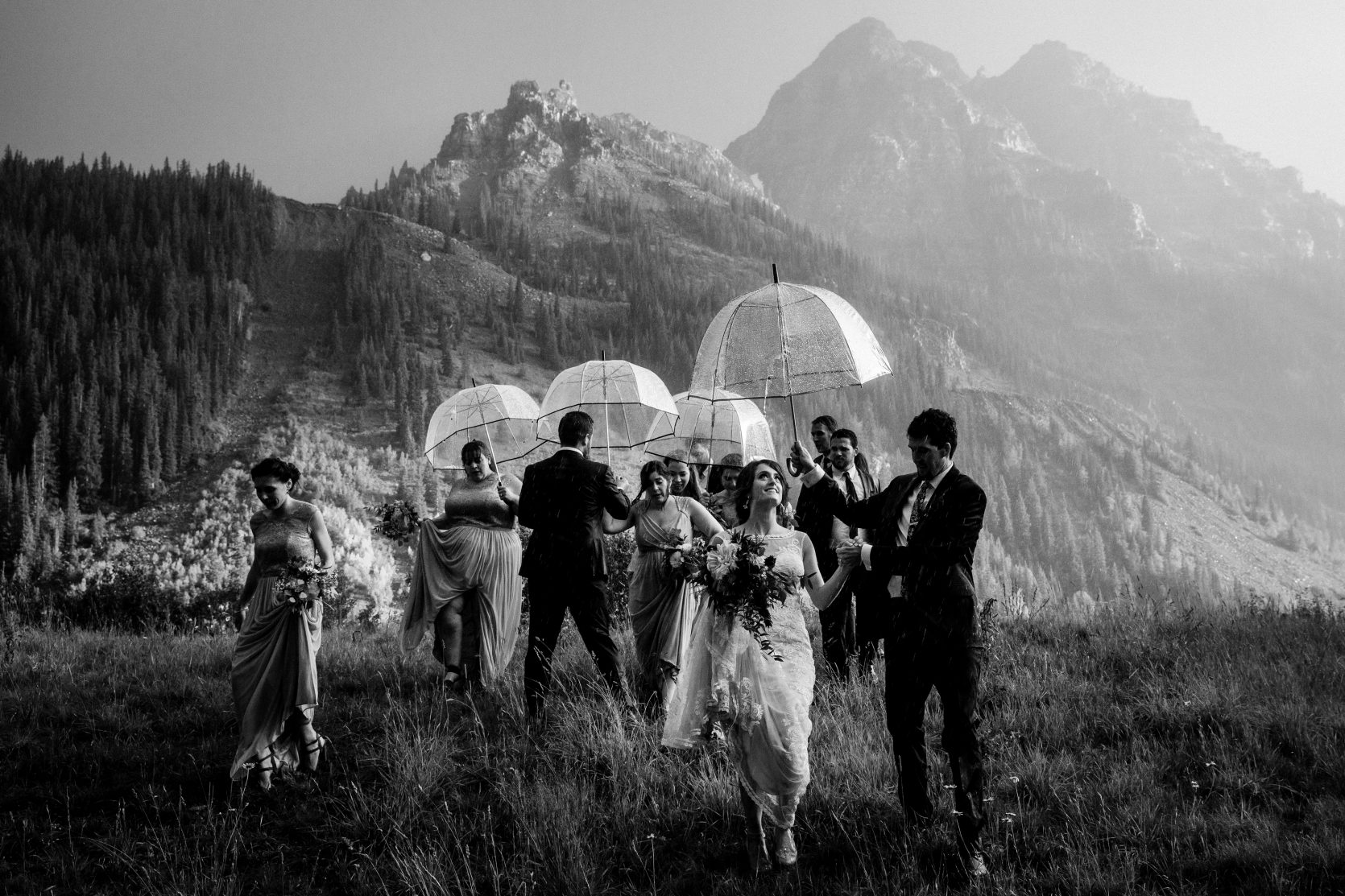 Umbrella Ceremony at Maroon Bells Aspen