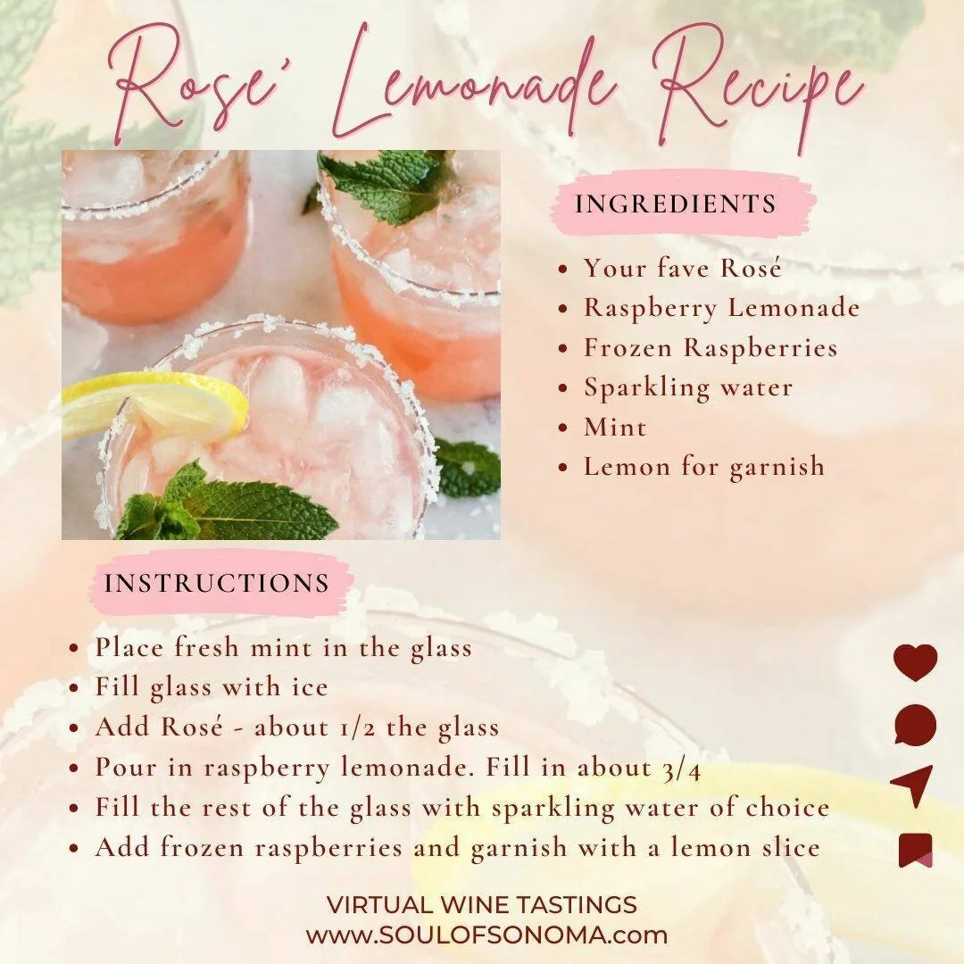 Happy #WineWednesday! Here's a refreshing wine cocktail to savor this spring. This recipe is super easy to follow! Make it your own by adding your favorite type of lemonade or wine!
.
Scroll back one post for a few of our fave premium black-owned ros