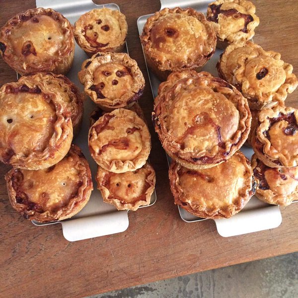 Our pork pies in General Store, Peckham