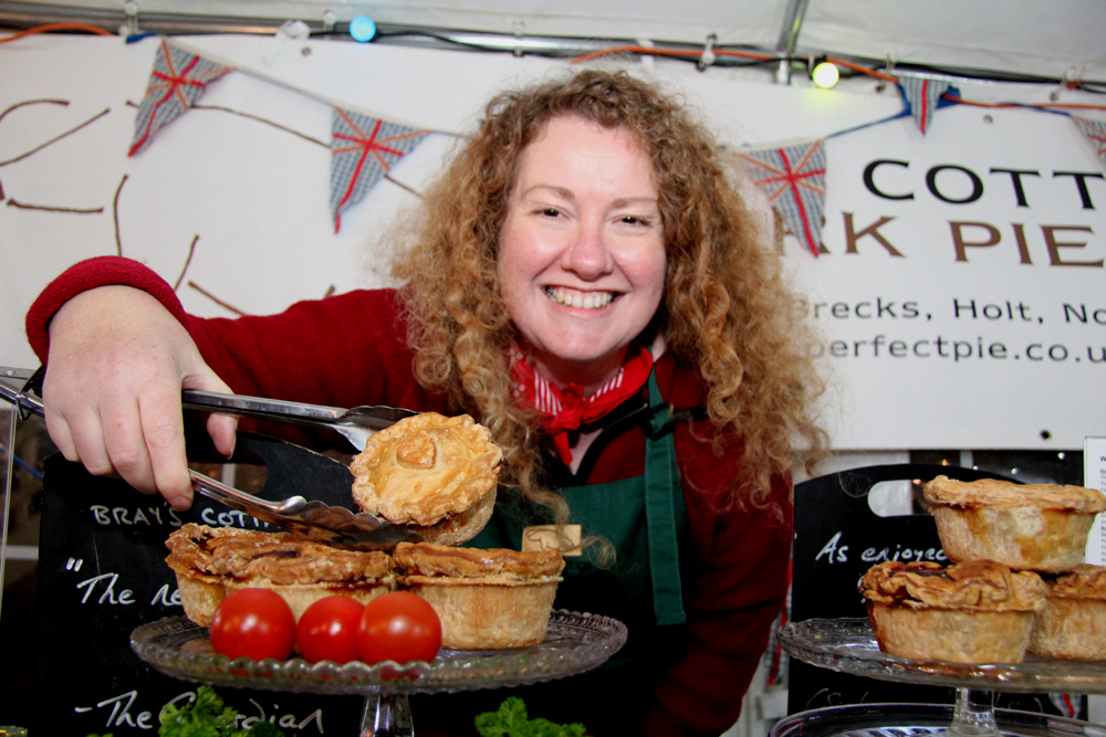 Sarah Pettegree, Pie Queen and founder of Brays Cottage Pork Pies