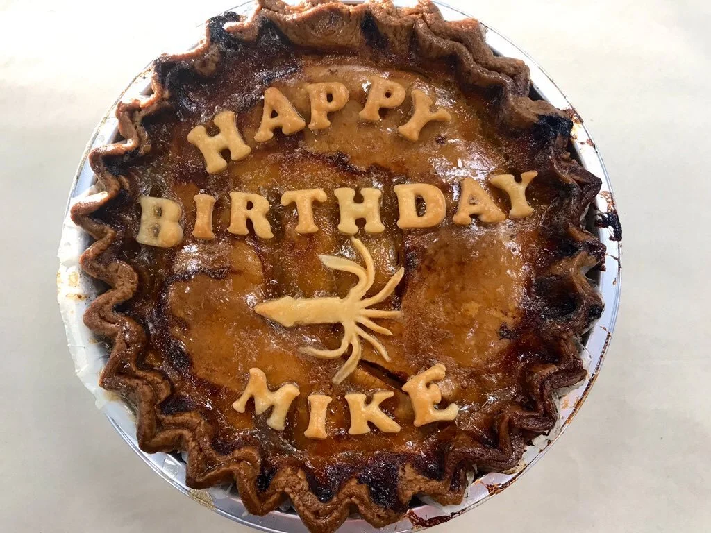 Bray's Cottage personalised birthday celebration pork pie mail order