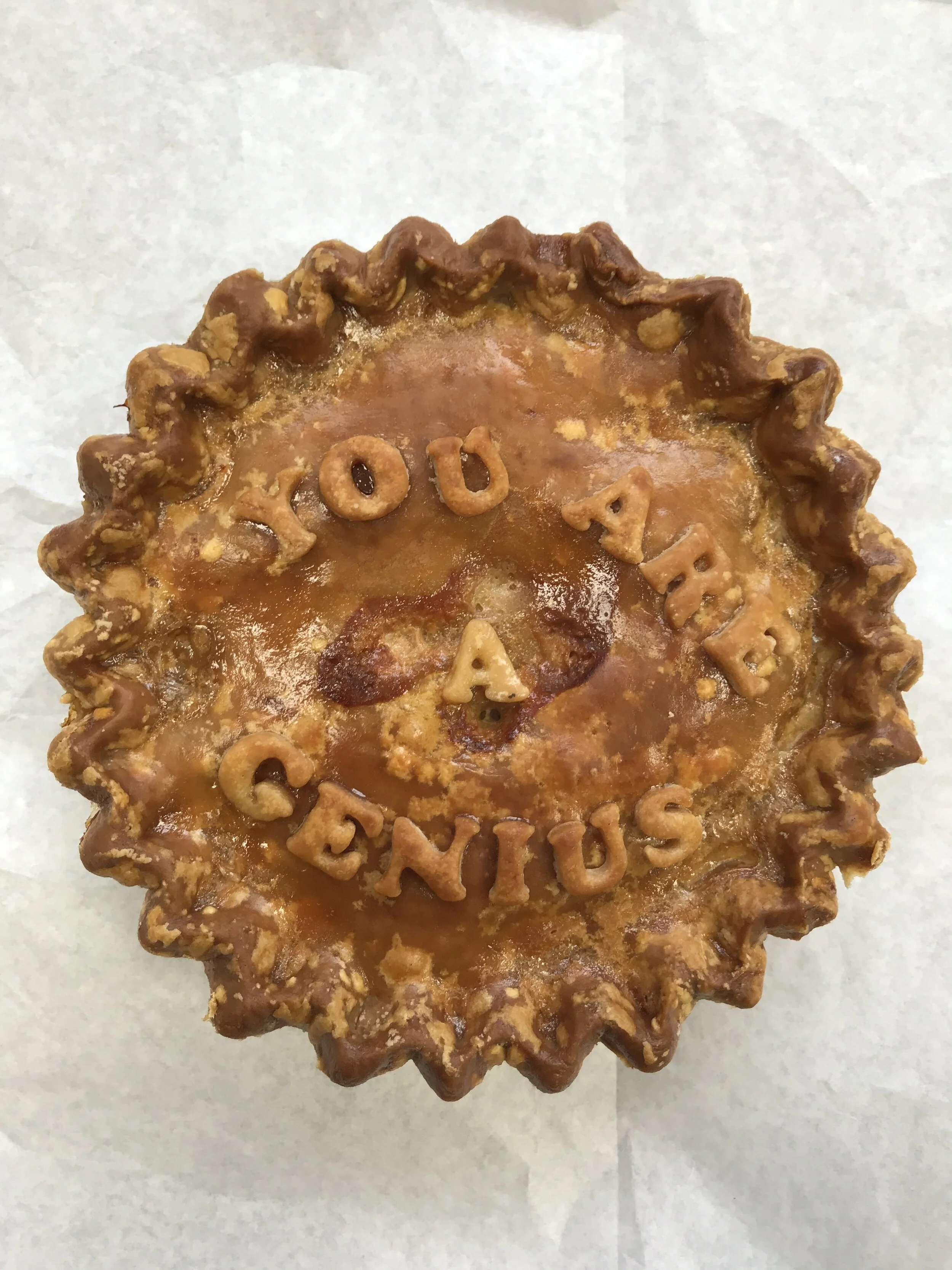 Bray's Cottage fun personalised celebration pork pie mail order