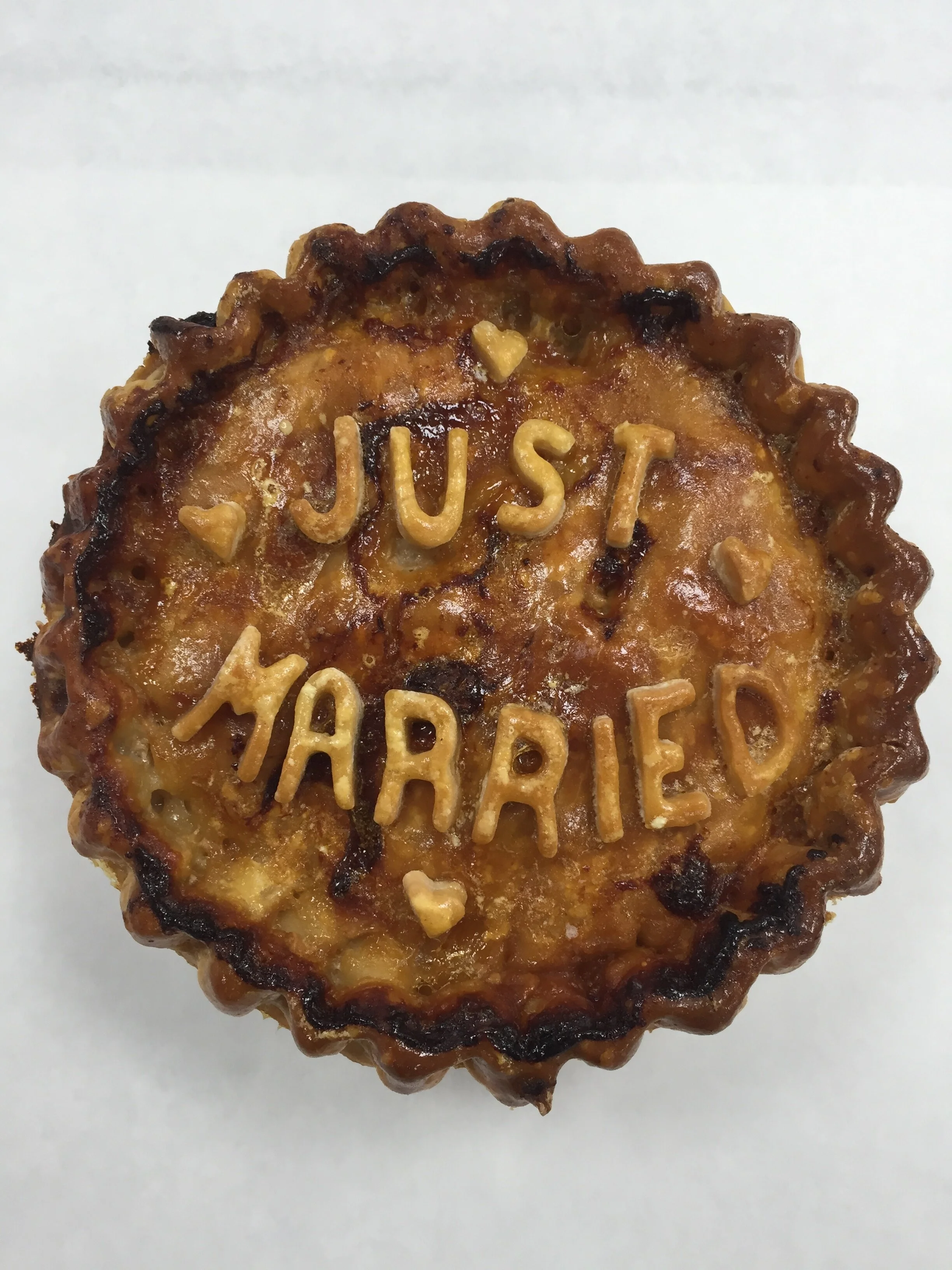 Bray's Cottage Just Married celebration pork pie mail order