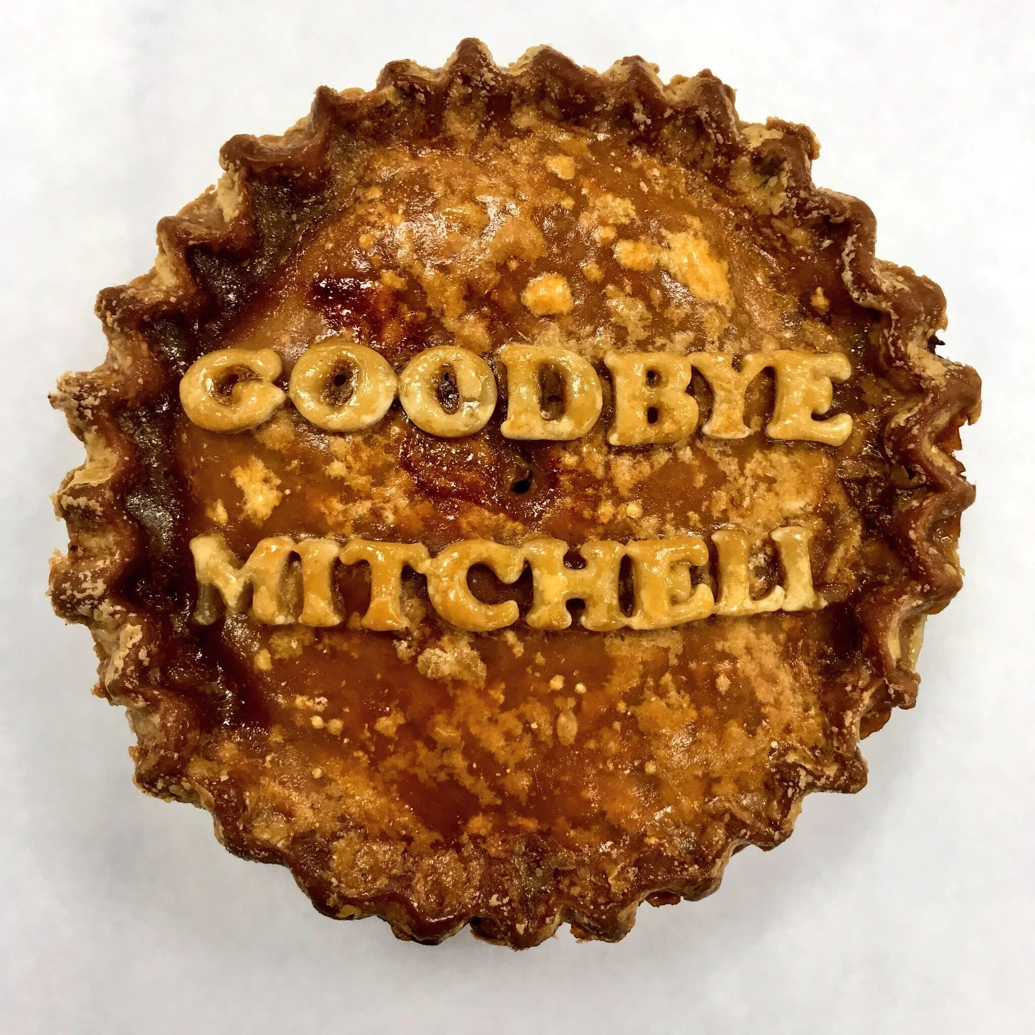 Bray's Cottage goodbye leaving celebration pork pie mail order