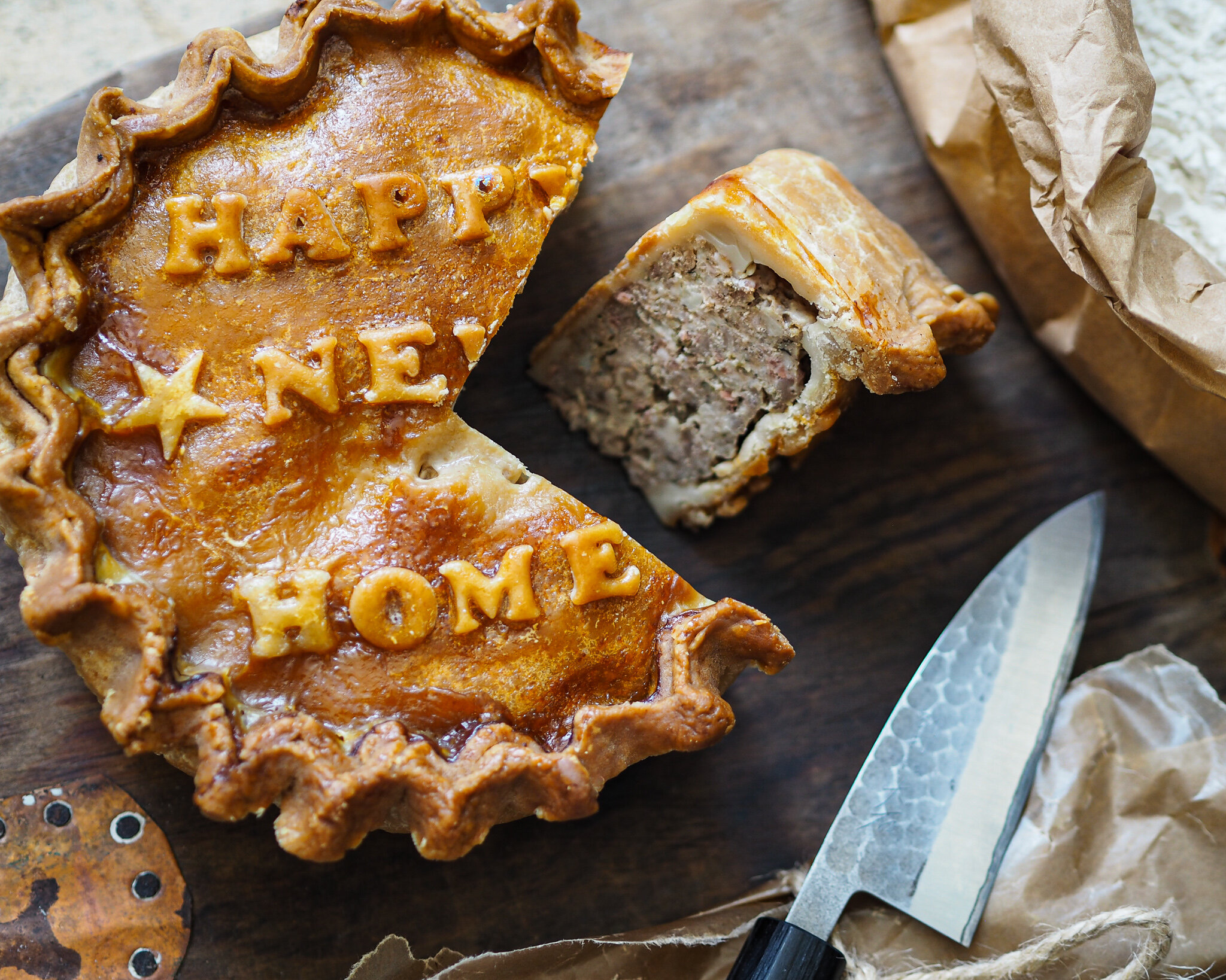 Happy Birthday Personalised Pork Pie Gift