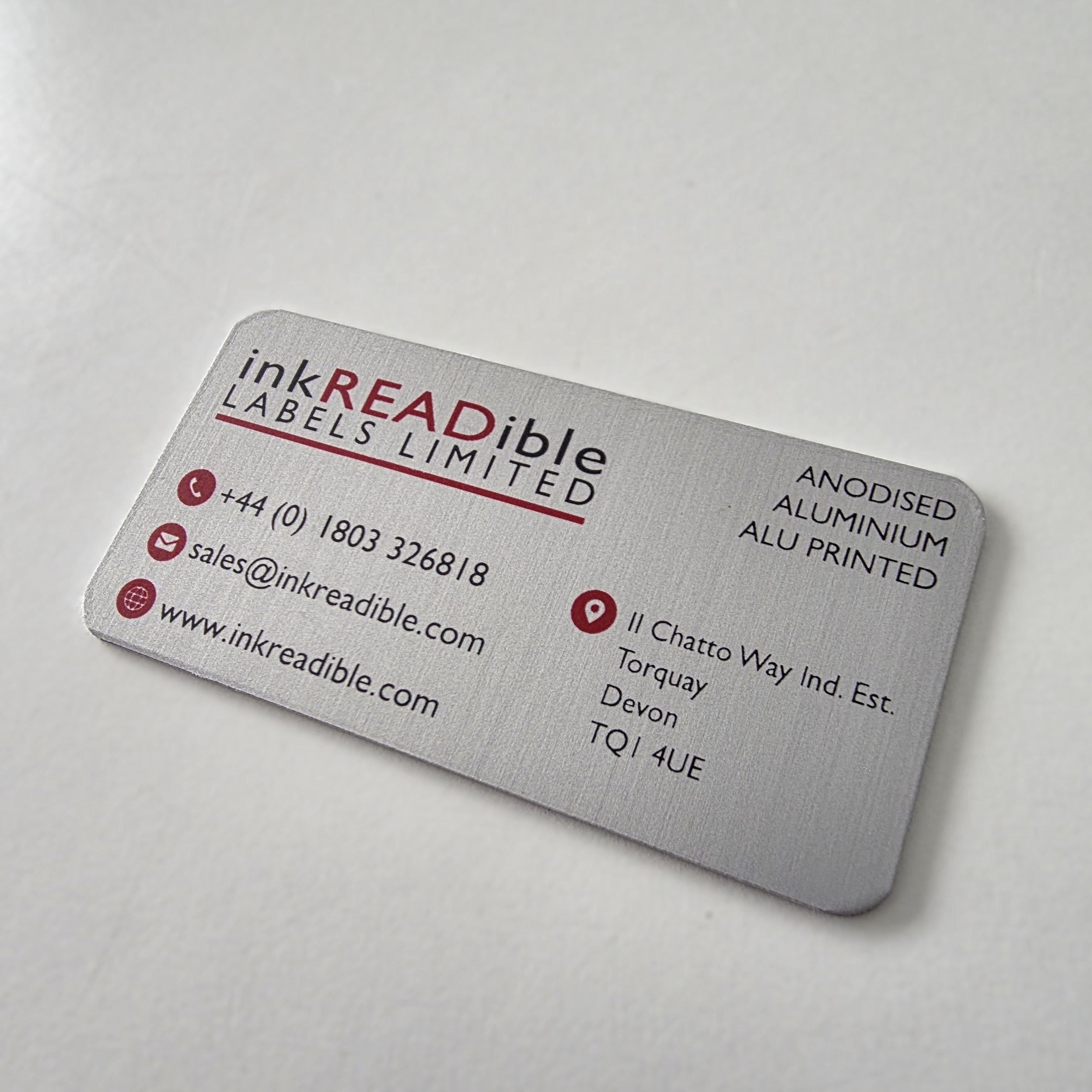 Printed Anodised Aluminium Plates