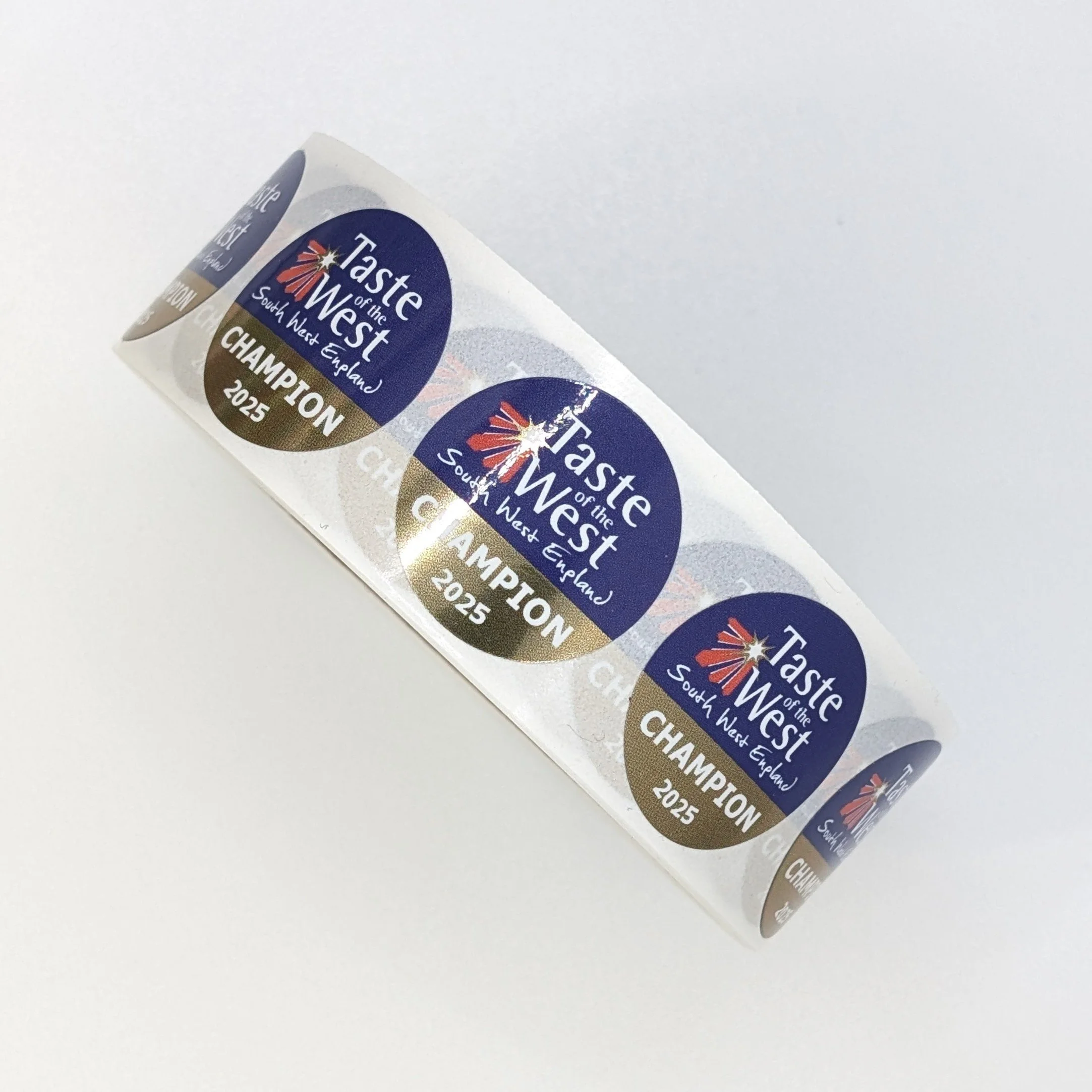 Taste of the West Award Labels