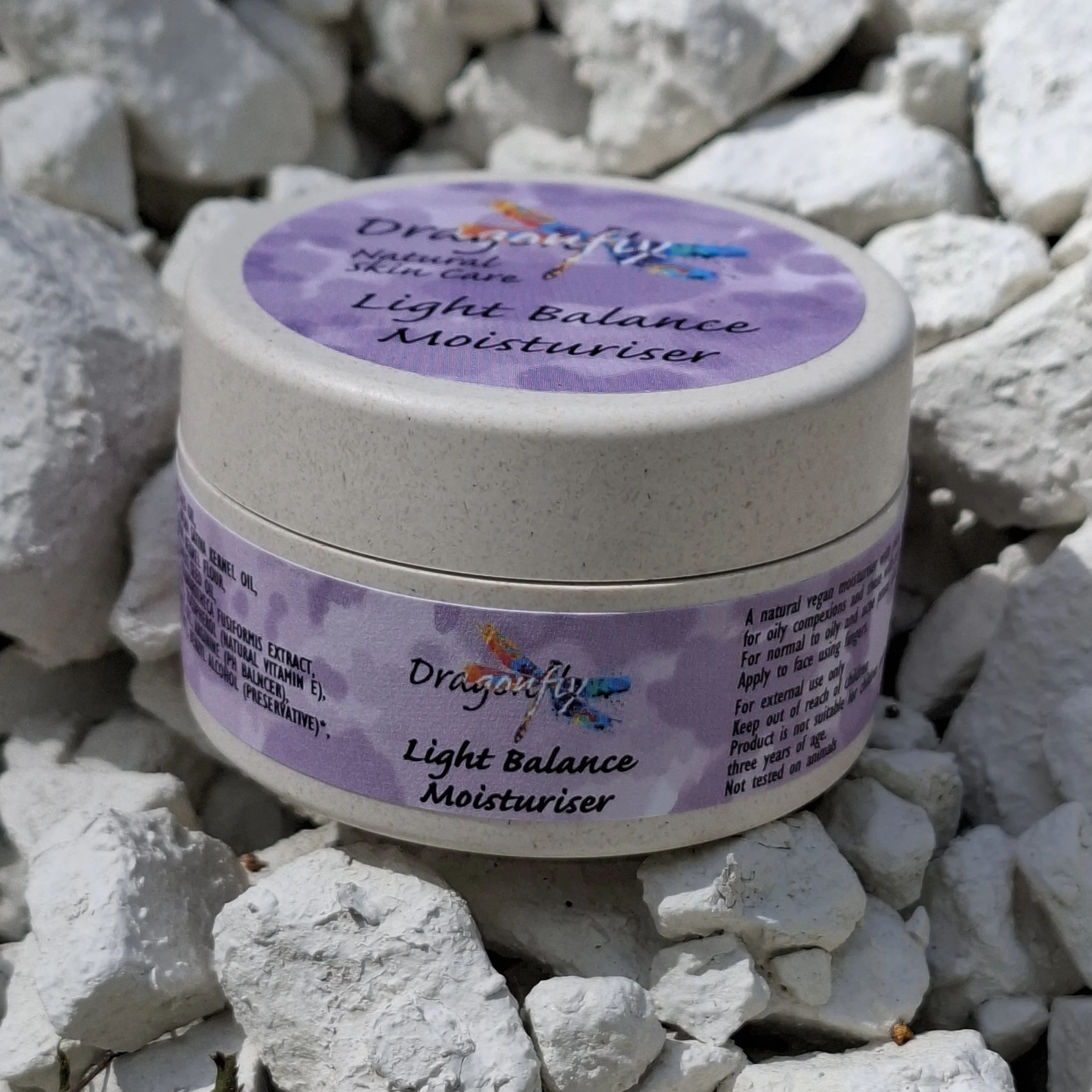 Dragonfly Moisturiser Biodegradable Label