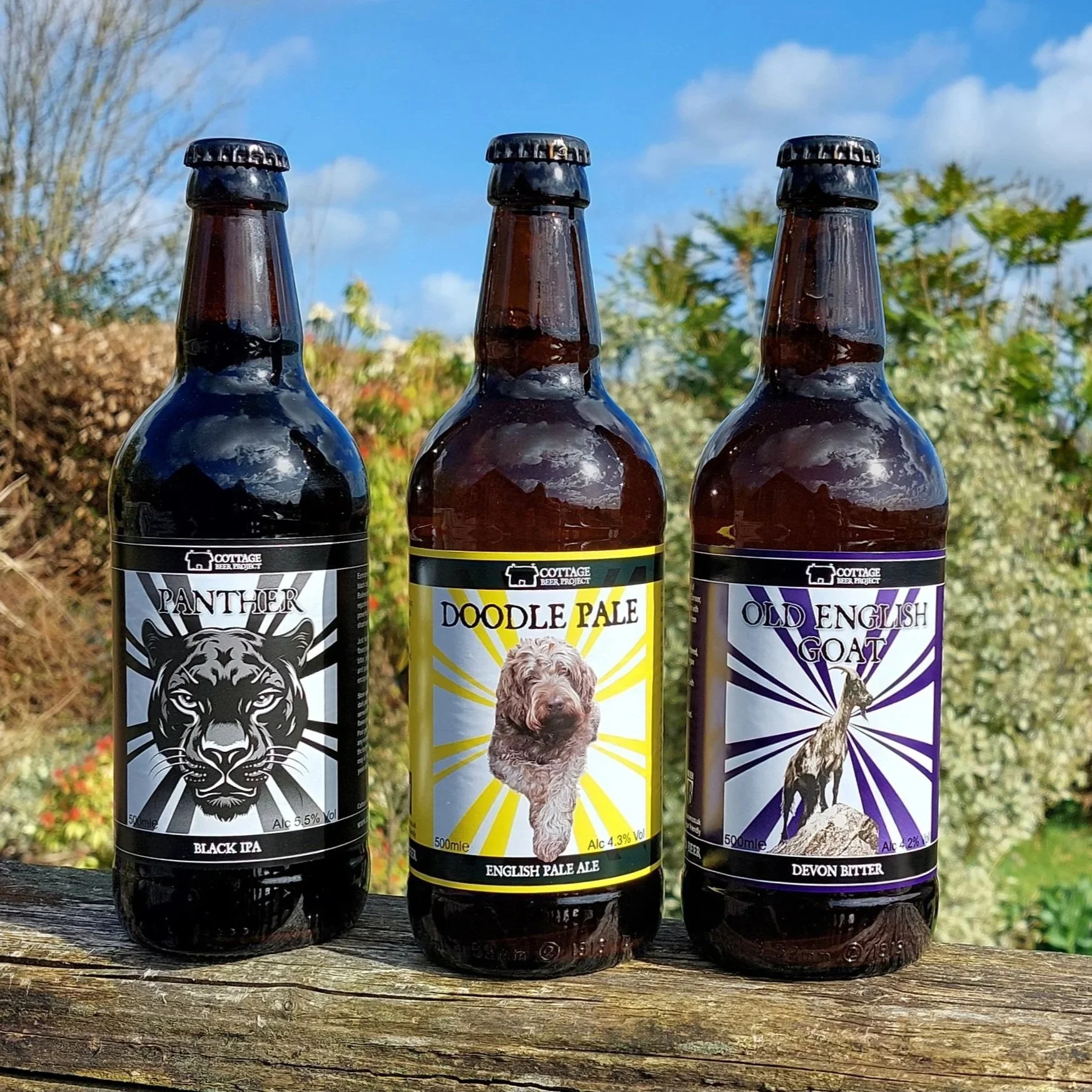 Cottage Beer Project Labels