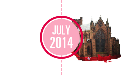World's 1st giftwrapped cathedral, in Carlisle, for flesh and blood