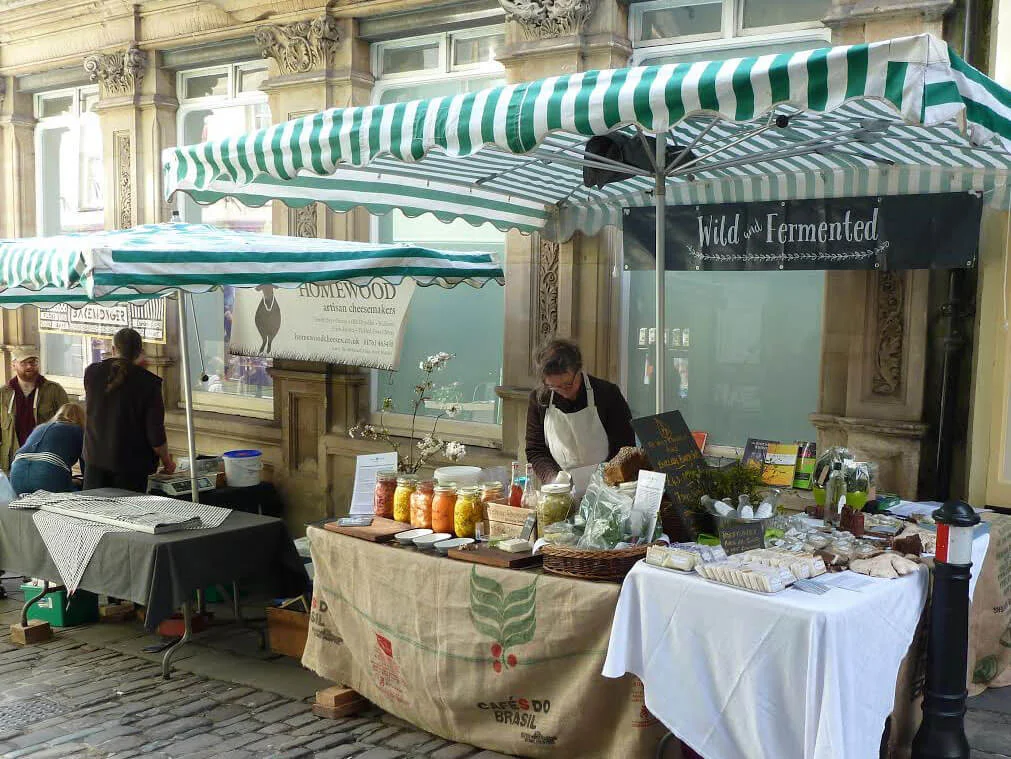 Katie sets up at The Frome Independent Market