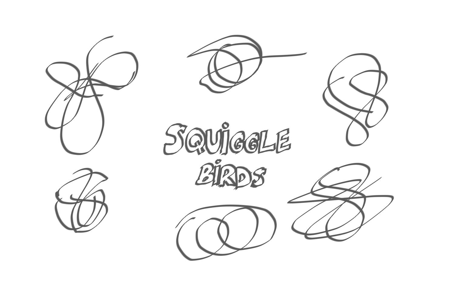 Find the eyes, add a beak, draw some feet and add a tail