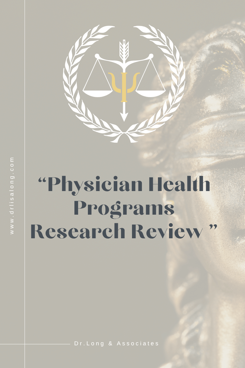 Physician Health Programs: The Current State of Evaluation, Evidence, and Access
