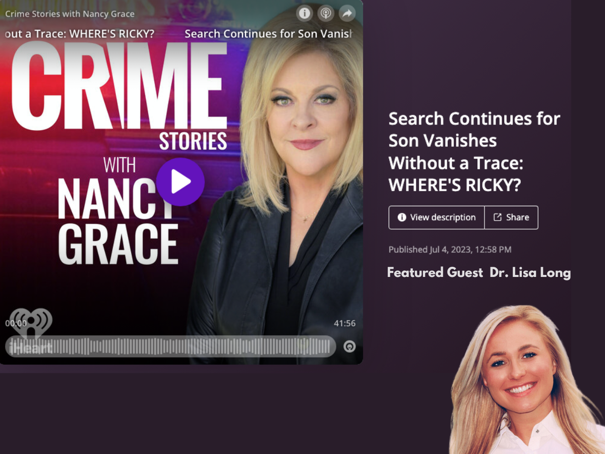 Forensic Psychologist Dr. Lisa Long: Featured Guest on Nancy Grace's