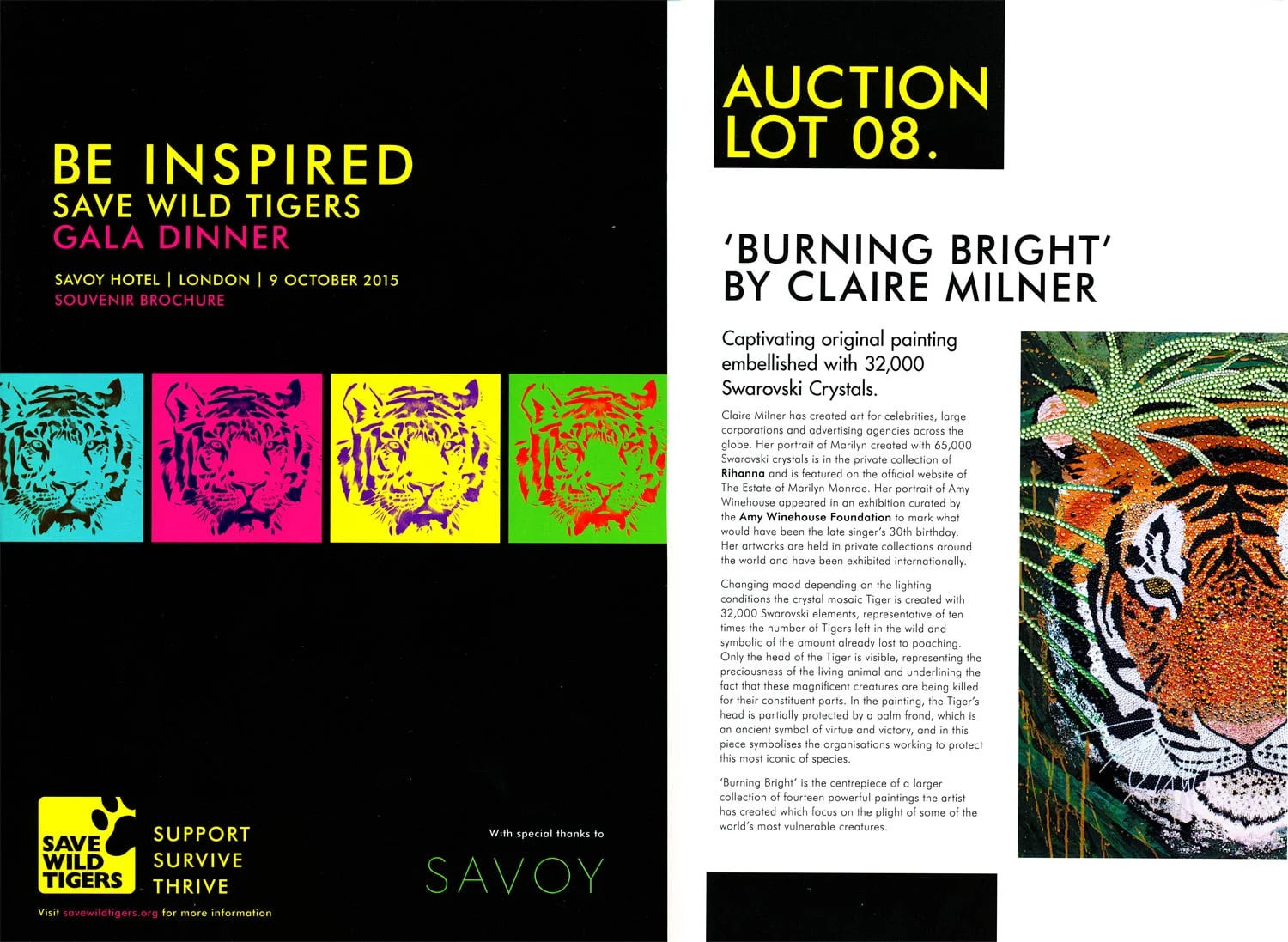 'BURNING BRIGHT' LIVE AUCTION
