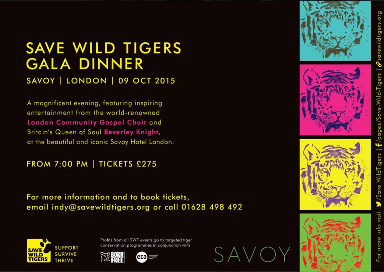 SAVE WILD TIGERS GALA BALL