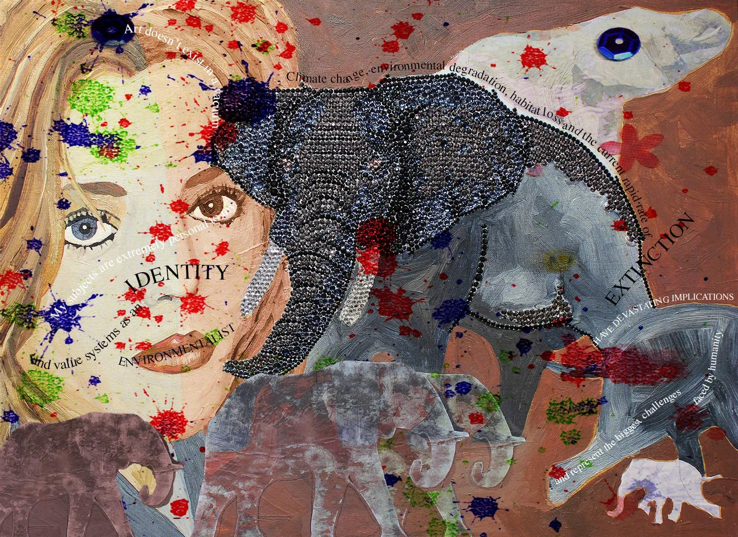 'SELF PORTRAIT: AN ALLEGORY OF IDENTITY' DYPTICH