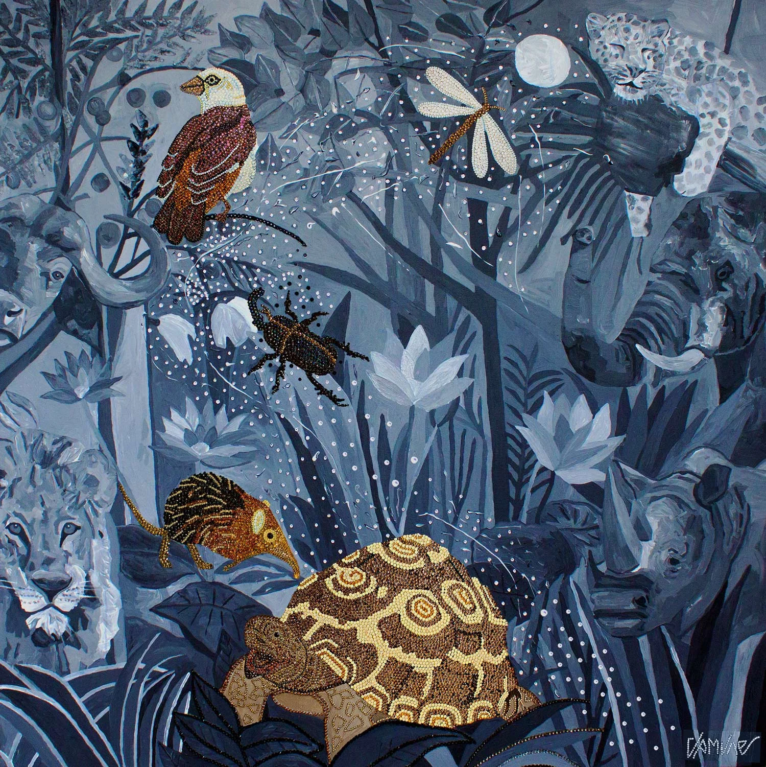 'THE UNKNOWN' COMMISSIONED BY VIRGINIA MCKENNA. COLLECTION OF JOANNA LUMLEY