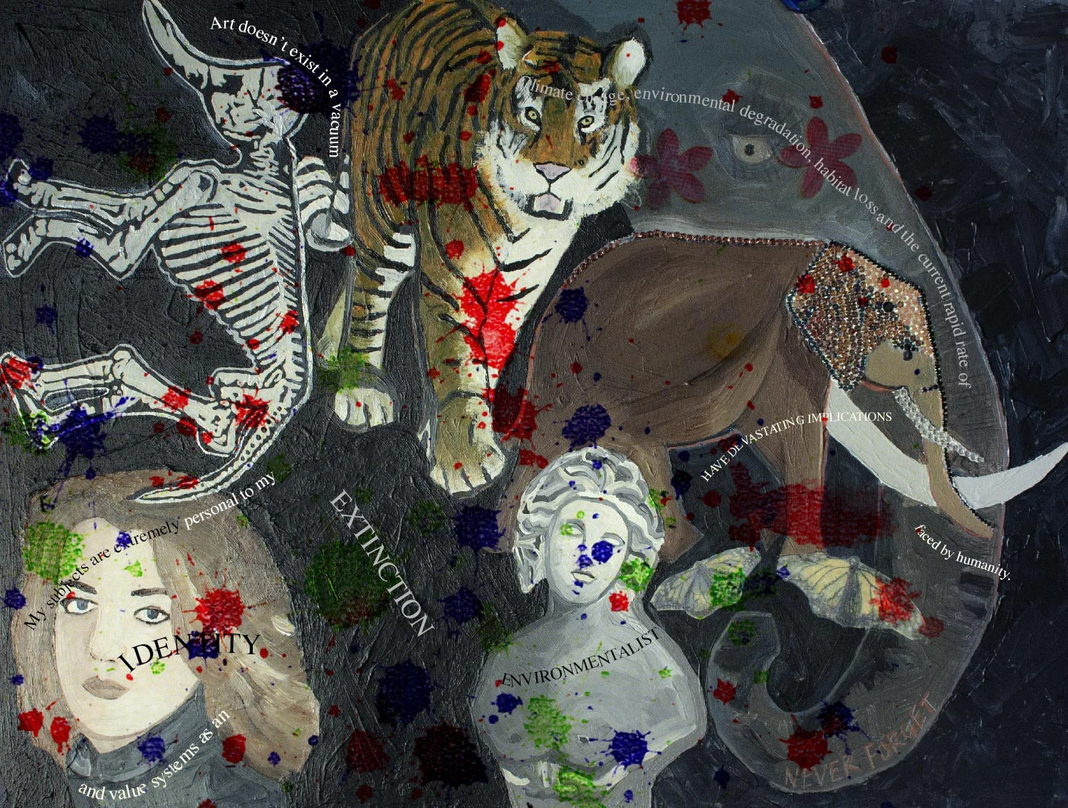 'SELF PORTRAIT: AN ALLEGORY OF IDENTITY' DYPTICH