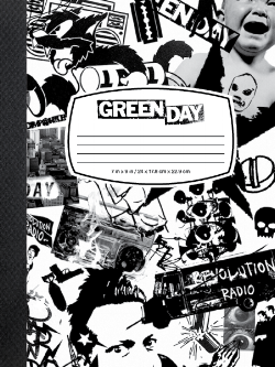 Green Day Notebook