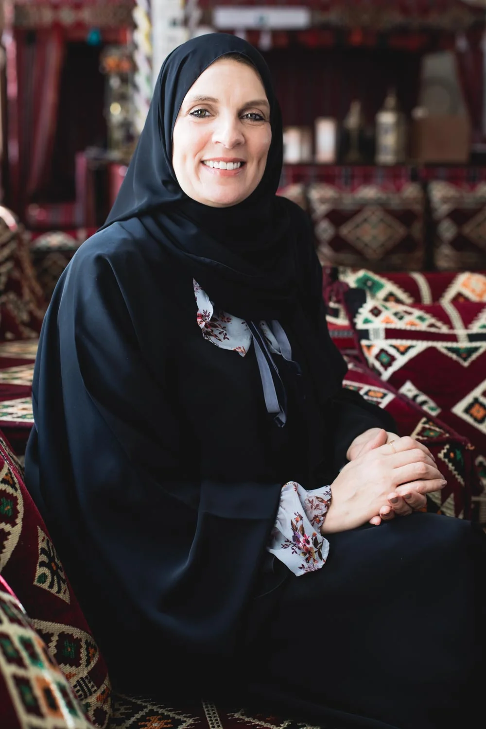 Tracey 'Latifa' FlookGuide at Jumeirah Mosque"you feel thirsty. You feel tired. You feel hungry. But that is the whole point of Ramadan. Can you imagine if you felt like that everyday of your life? It makes you want to help those who really struggle…