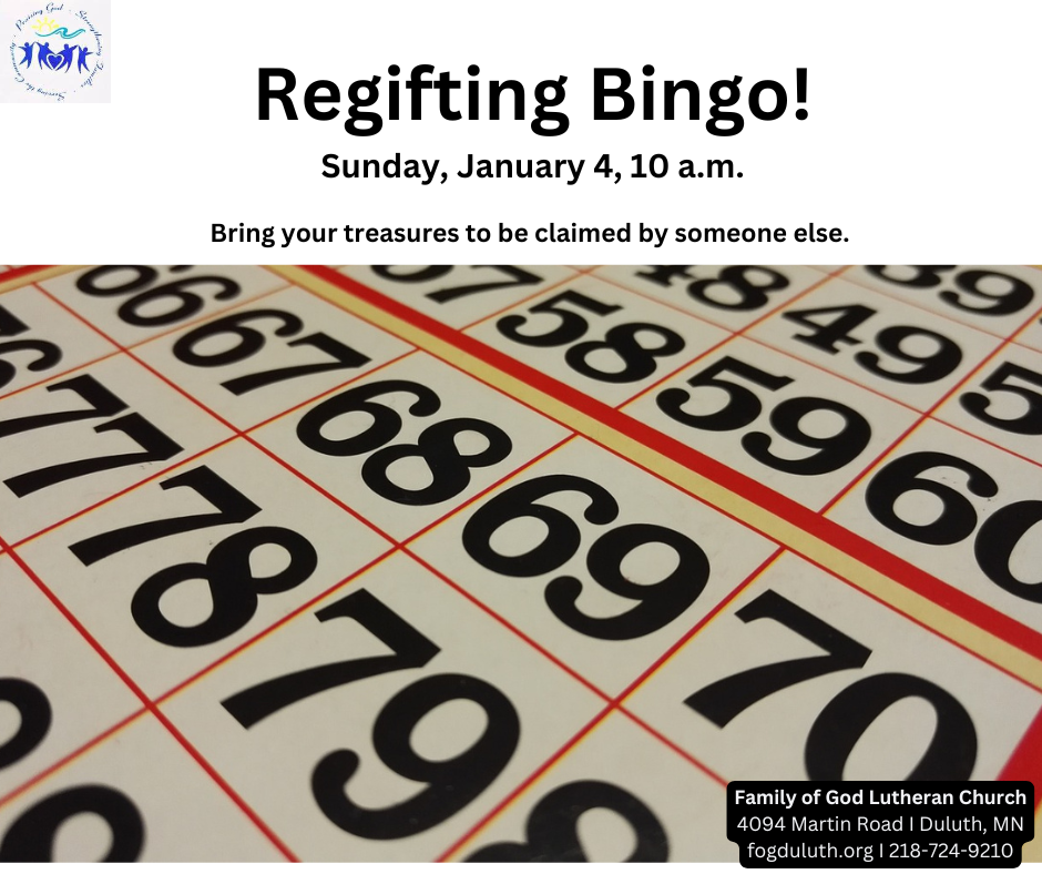 Regifting Bingo