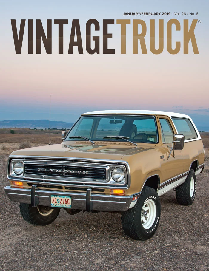 Vintage Truck Jan/Feb 2019 • Vol. 26, No. 6 Digital Download