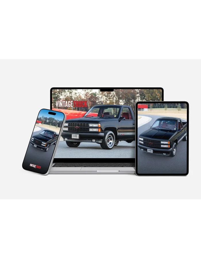 Vintage Truck 1990 Chevrolet 454 SS Digital Wallpaper Pack