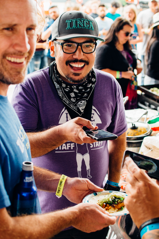 José Ralat getting the gram at Taco Libre Dallas
