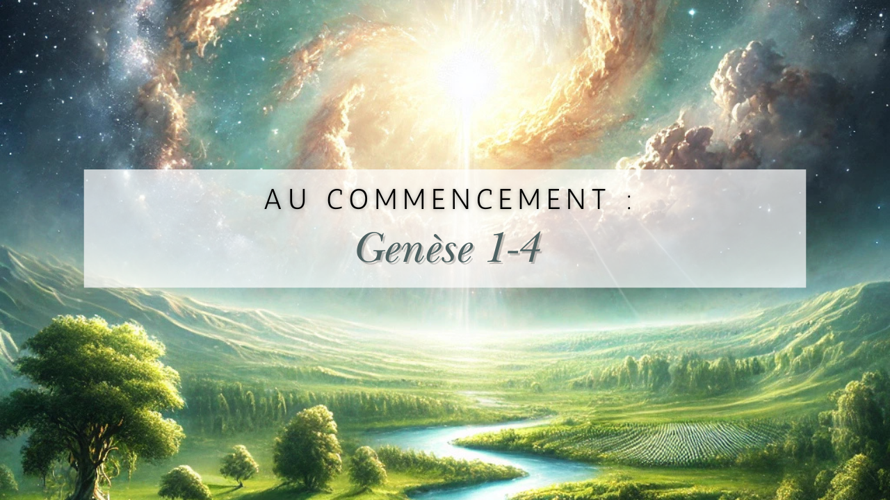 Au commencement - Genèse 1 à 4