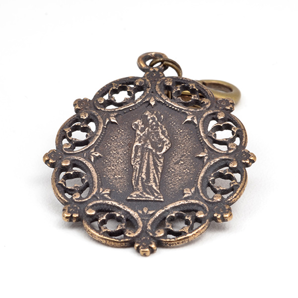 Blessed Virgin with Baby Jesus on Clasp