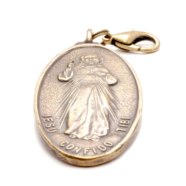 Divine Mercy medal on a Clasp