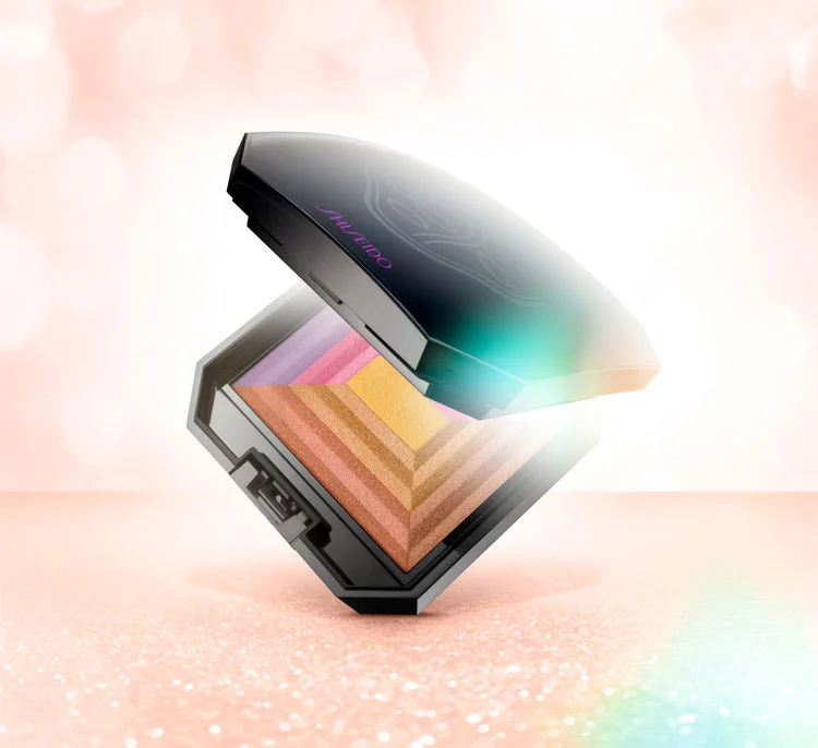 Shiseido 7 Lights Powder Illuminator Cosmetic Product Photography - Lux Studio