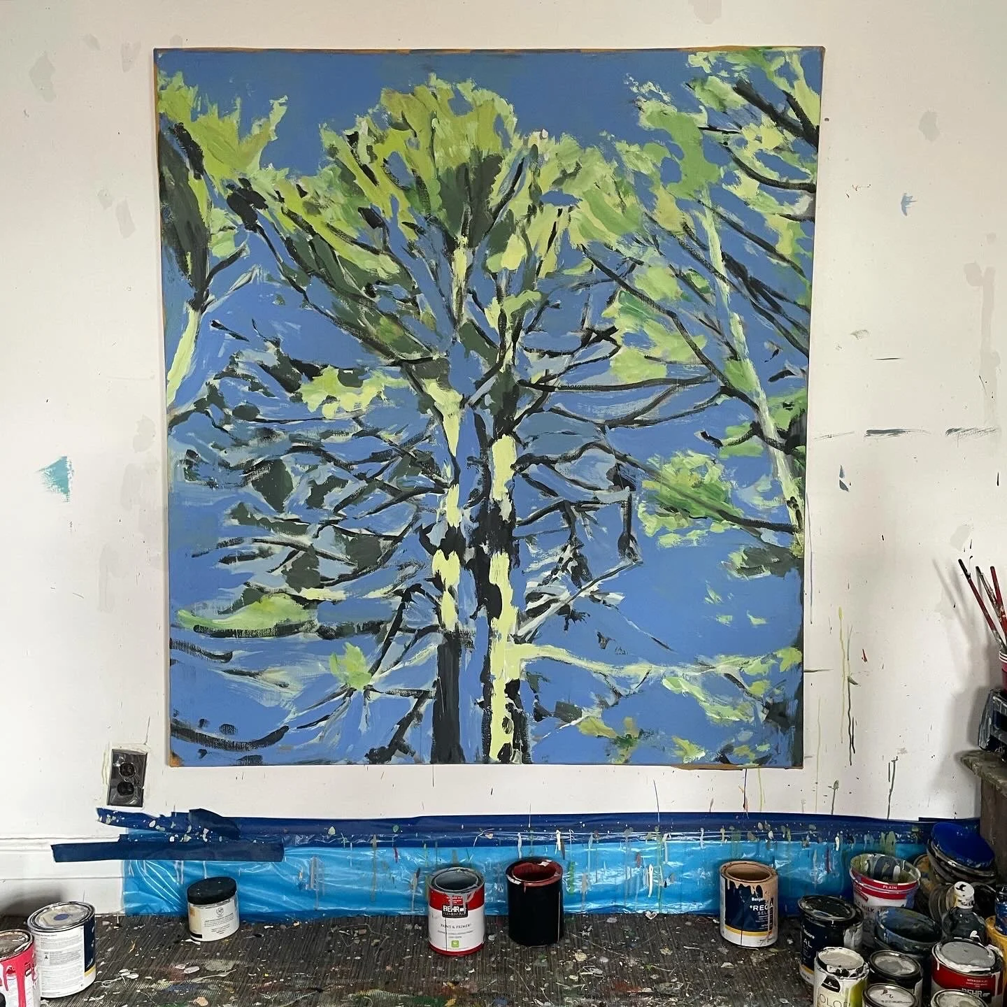 swaying spring trees, 2025, 56x48  - Studio.jpeg