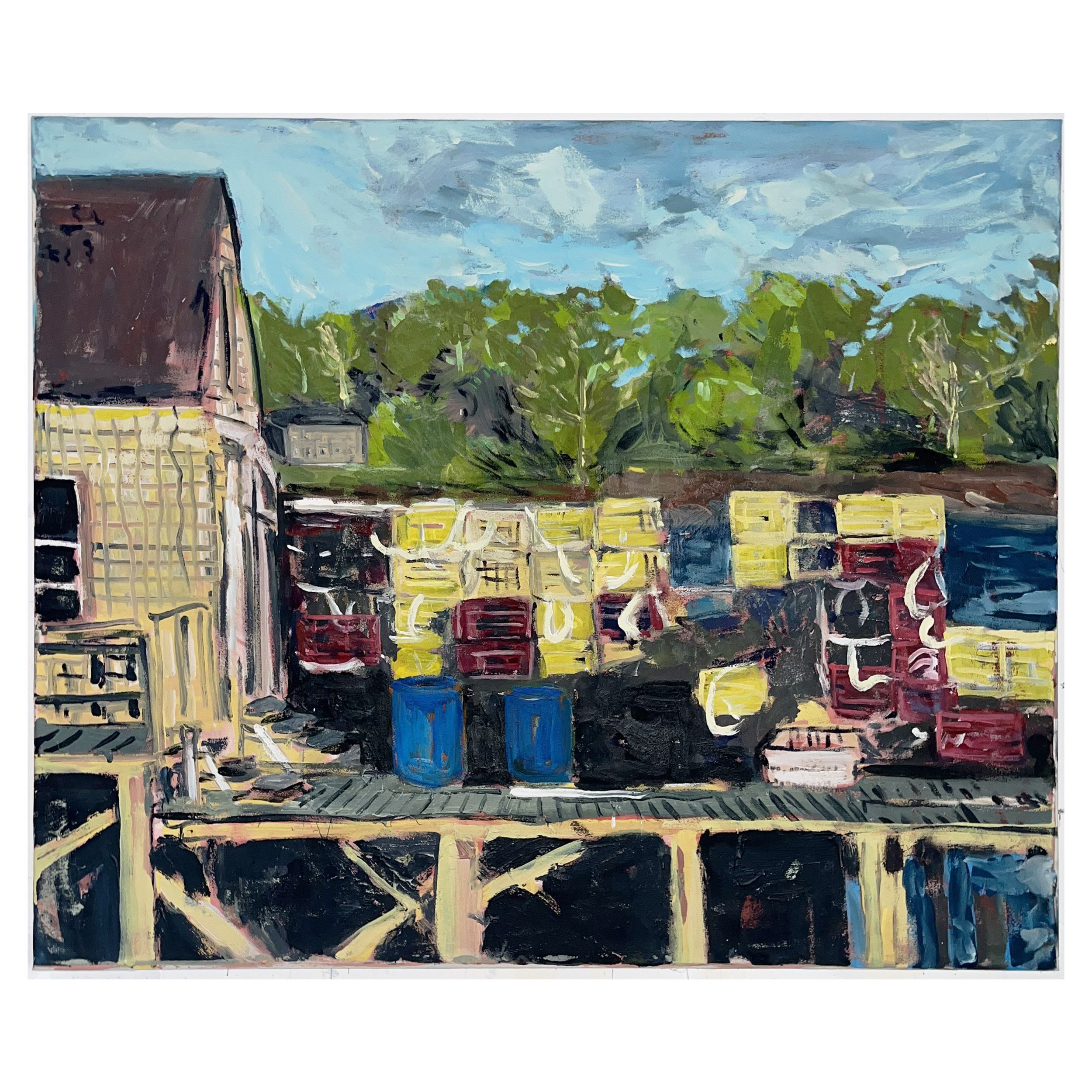 Lobster traps in the morning, 2026