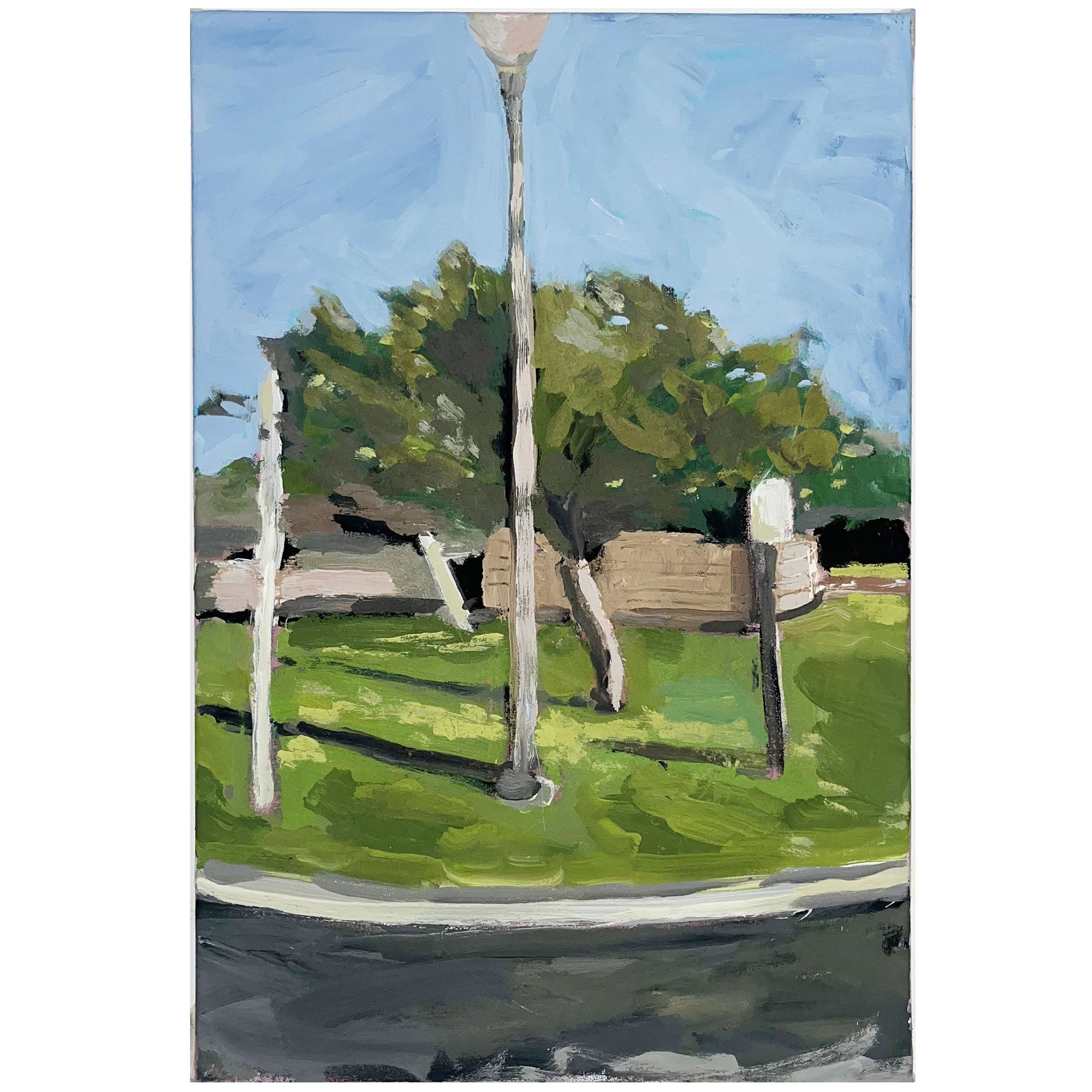 Tree by the dumpster, 2025