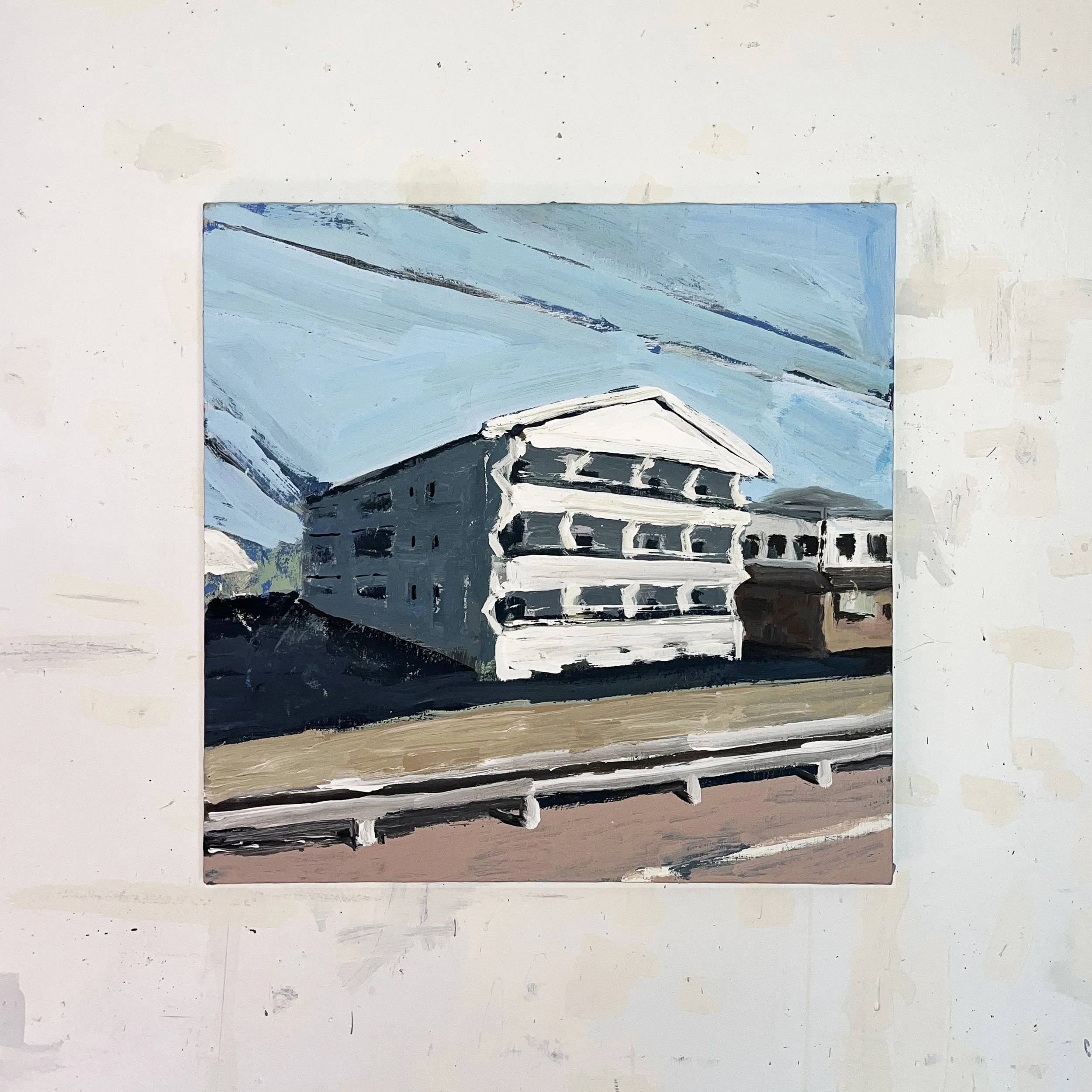 Sunlit Motel, 2025, 24x24 - In Space.jpg