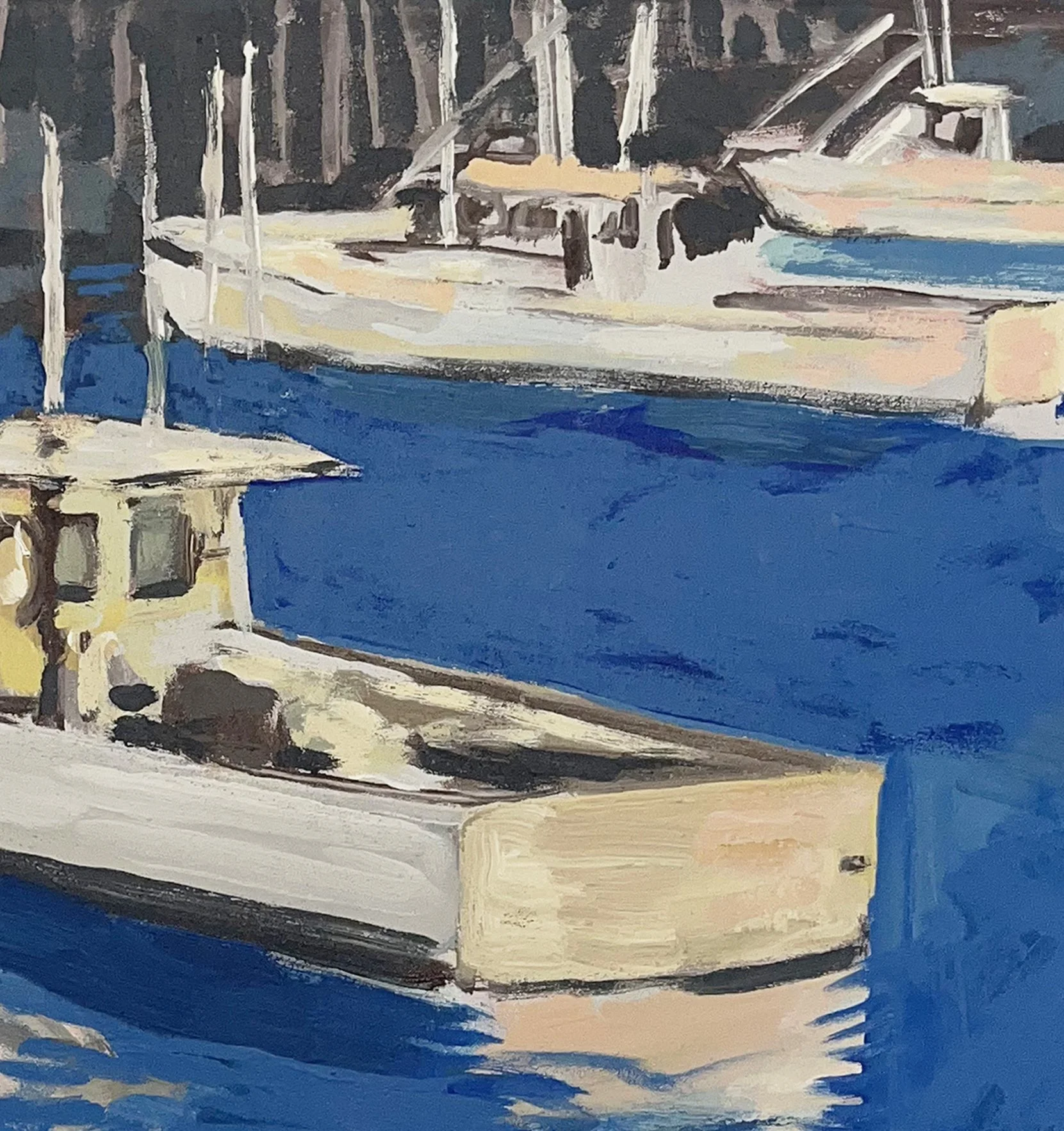 3 boats at sunrise, 2025, xxx - Detail.jpg