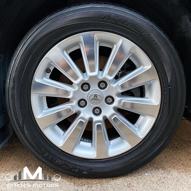 Minivan wheels ready to roll, sealed with Carpro Hydro2 for protection, looks, and ease of maintenance.